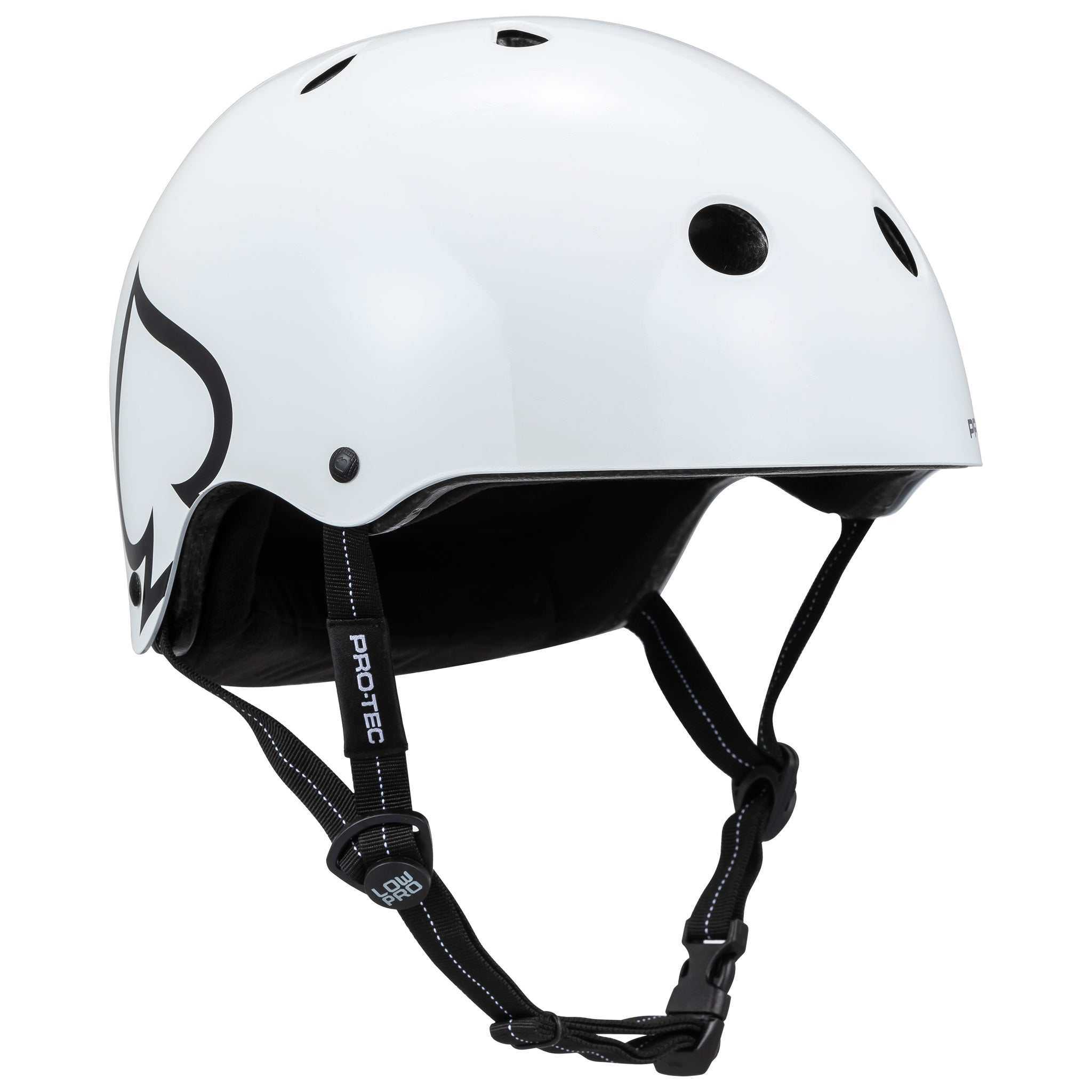 Pro-Tec Low Pro Certified Helmet - Gloss White