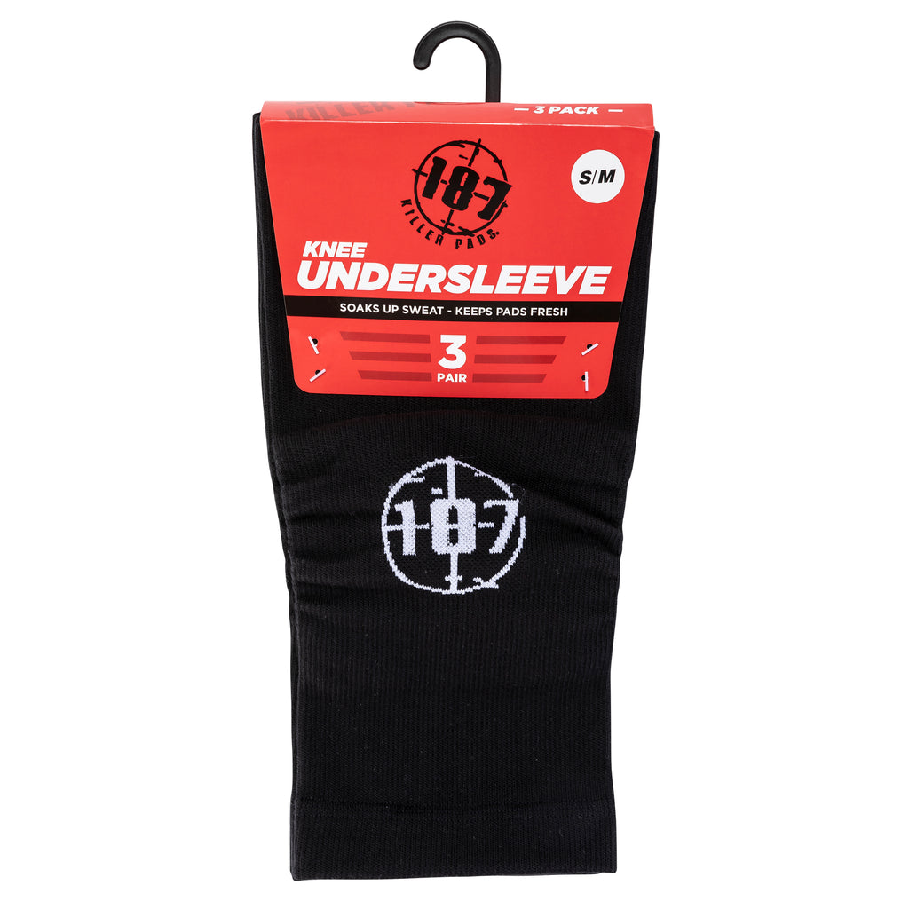 3-Pack 187 Killer Pads Knee Undersleeves