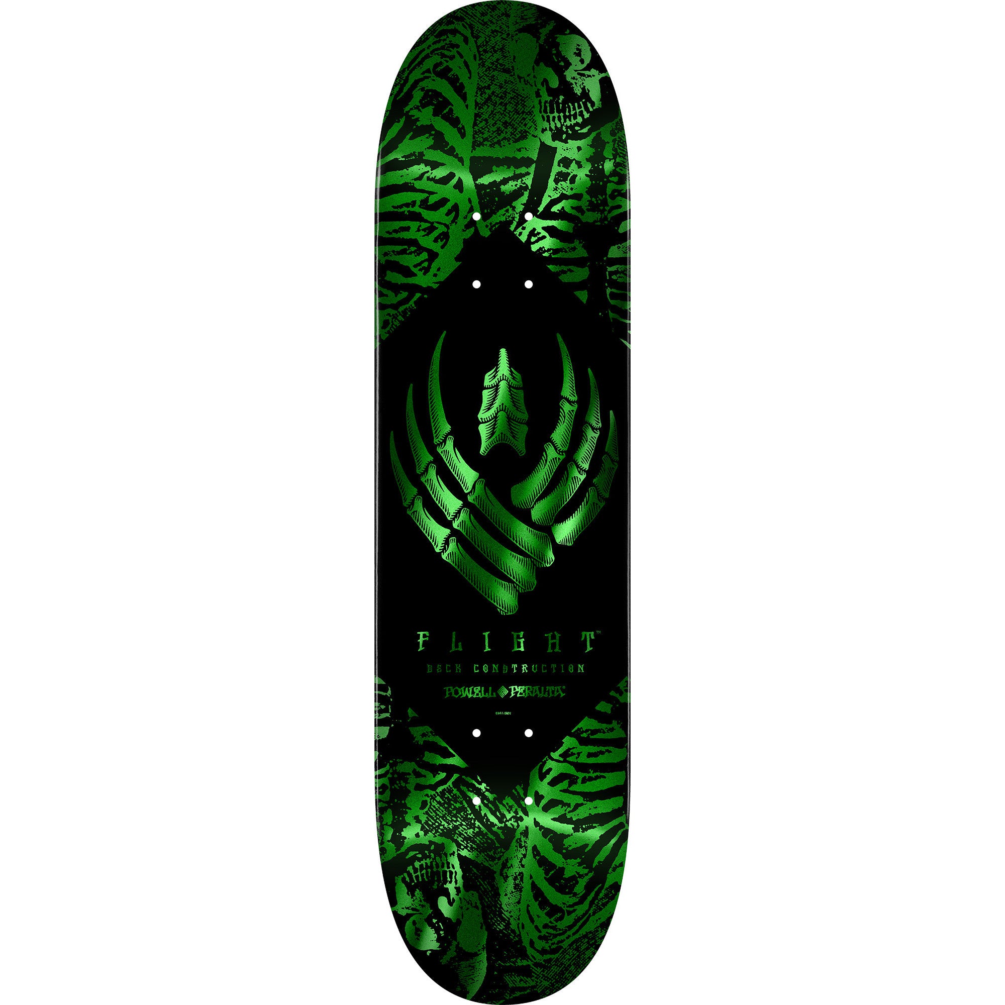 Green Foil Skeleton Powell Flight Deck