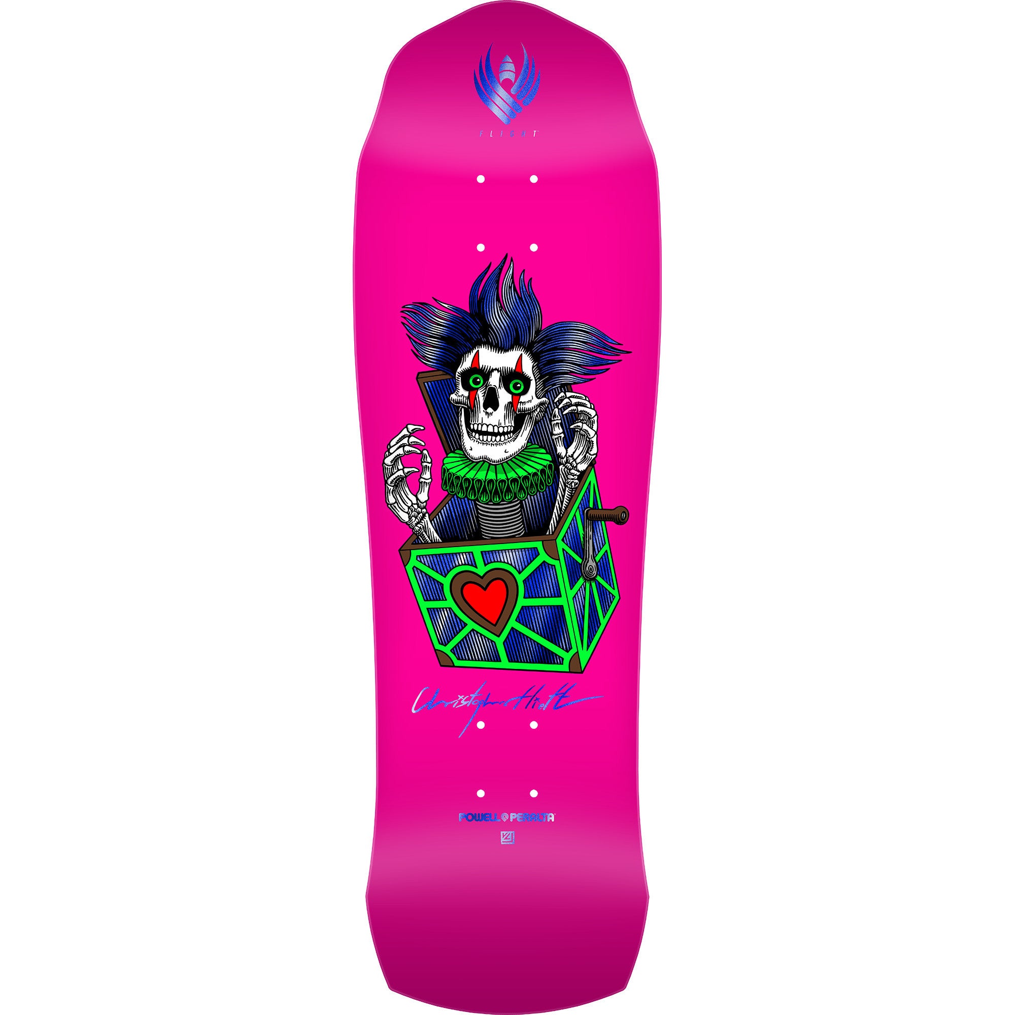 Chris Hiett Skull Powell Peralta Flight Skateboard Deck