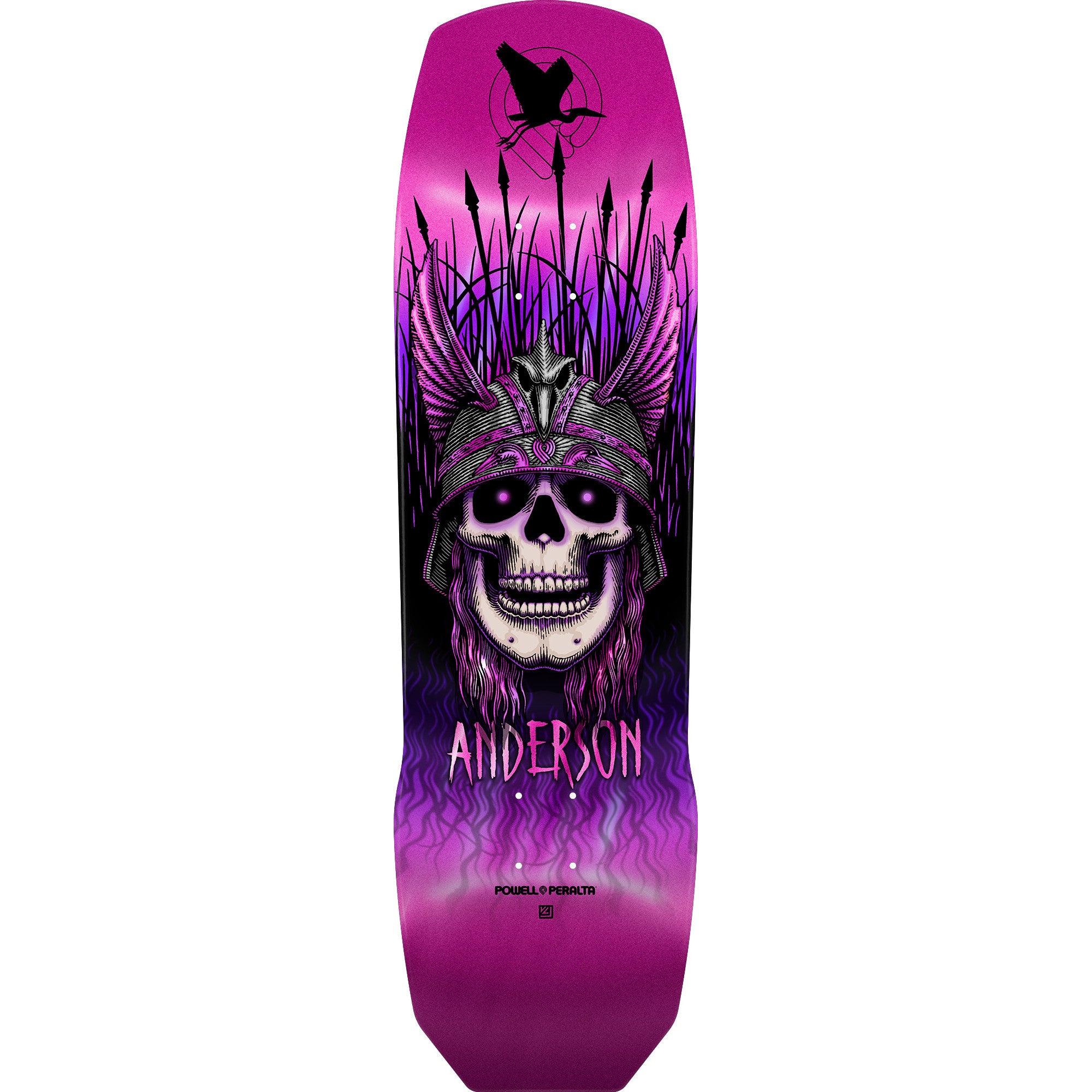 Powell Peralta Andy Anderson Heron Skateboard Deck - Pink Foil
