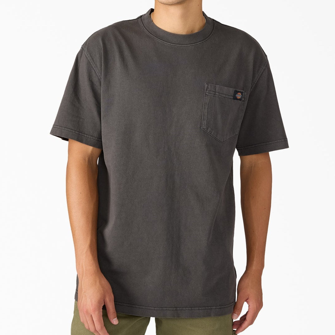 Pigment Dyed Black Worn In Dickies T-Shirt