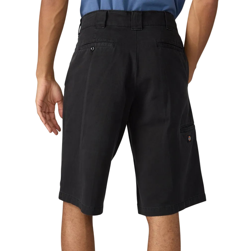 Black Worn In Dickies Shorts Back