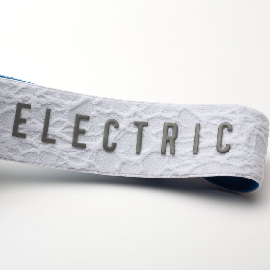 Matte White Neuron Hex Electric Snowboard Goggles Detail
