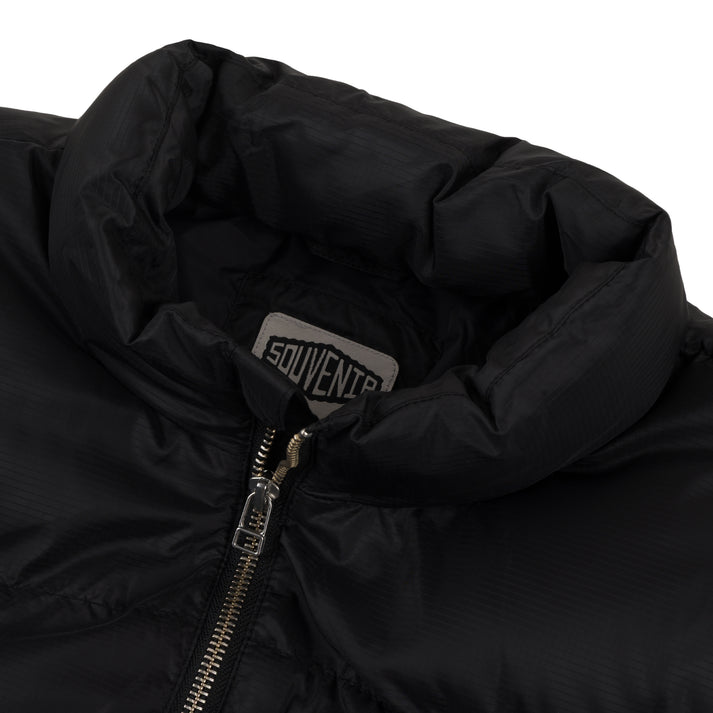 Black Souvenir Everyday Puffy Jacket Detail