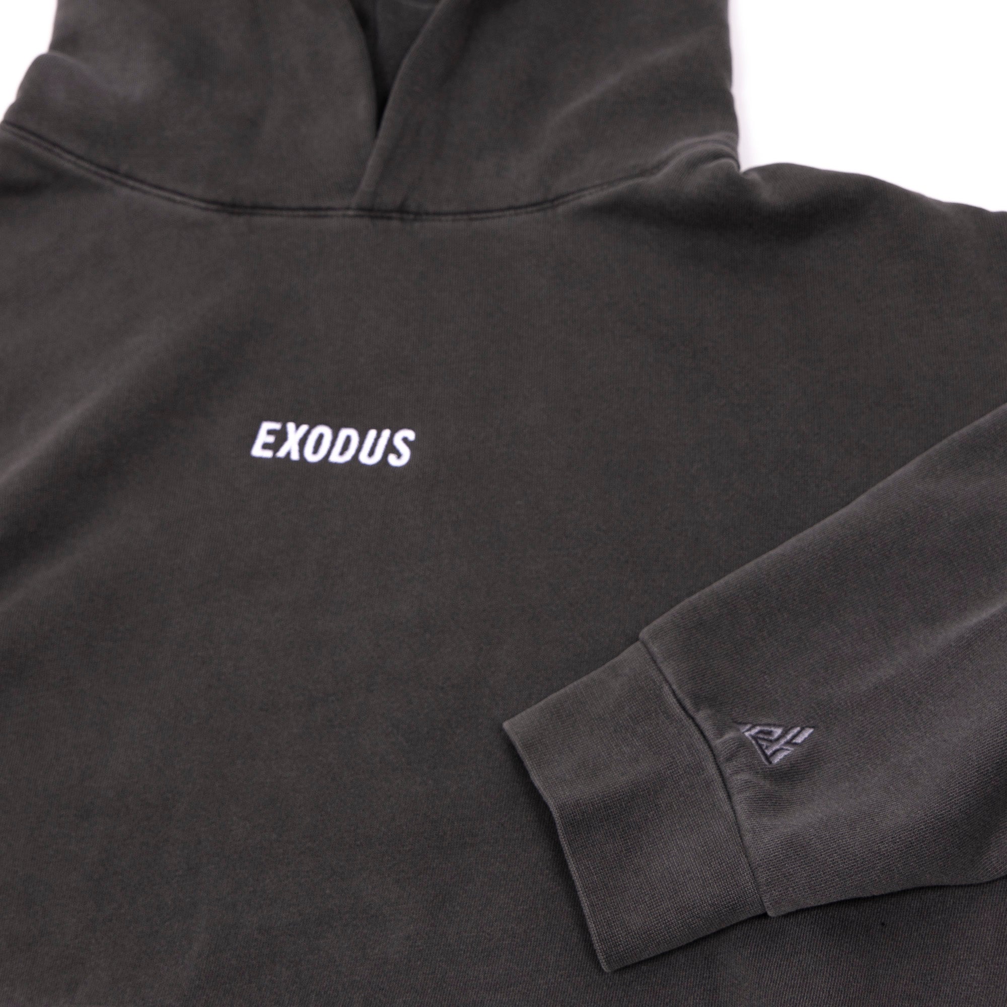 Exodus Bold Embroidered Hoodie - Vintage