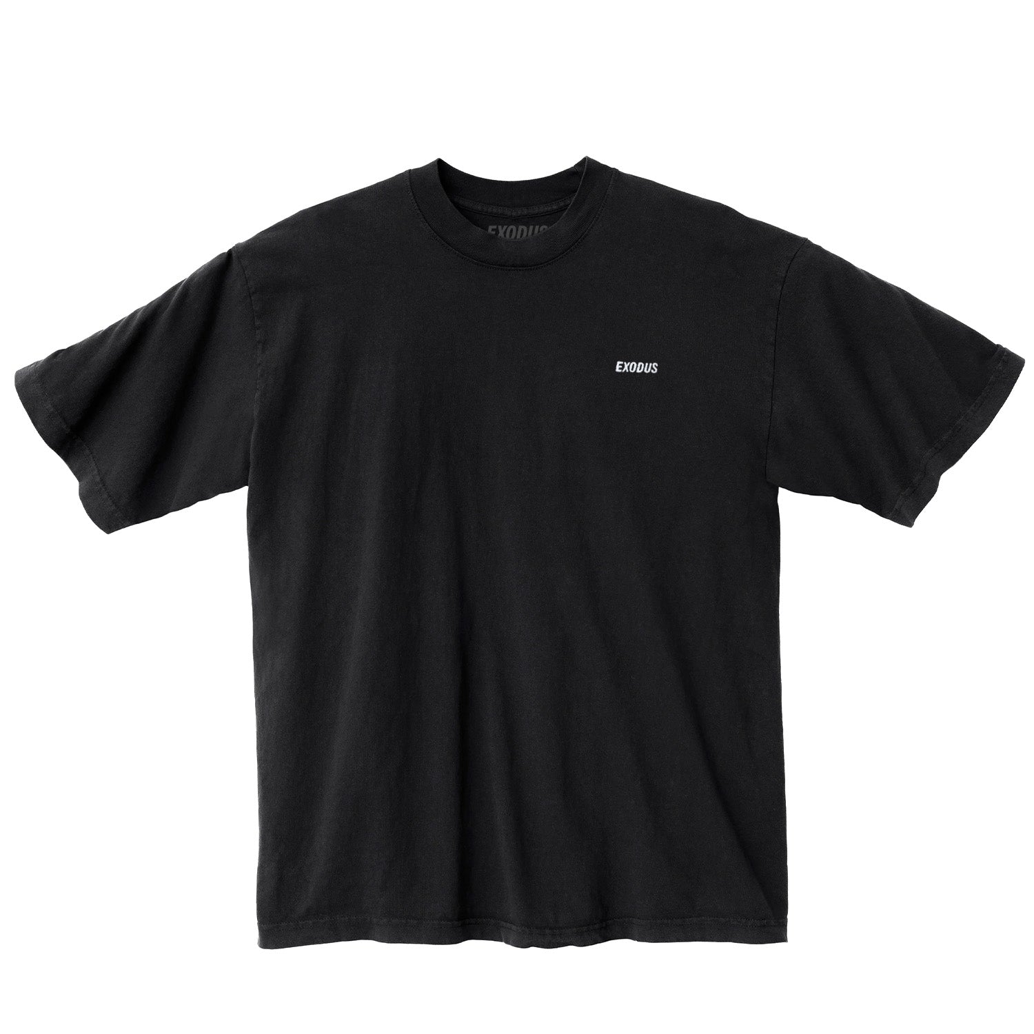 Black Embroidered Exodus T-Shirt