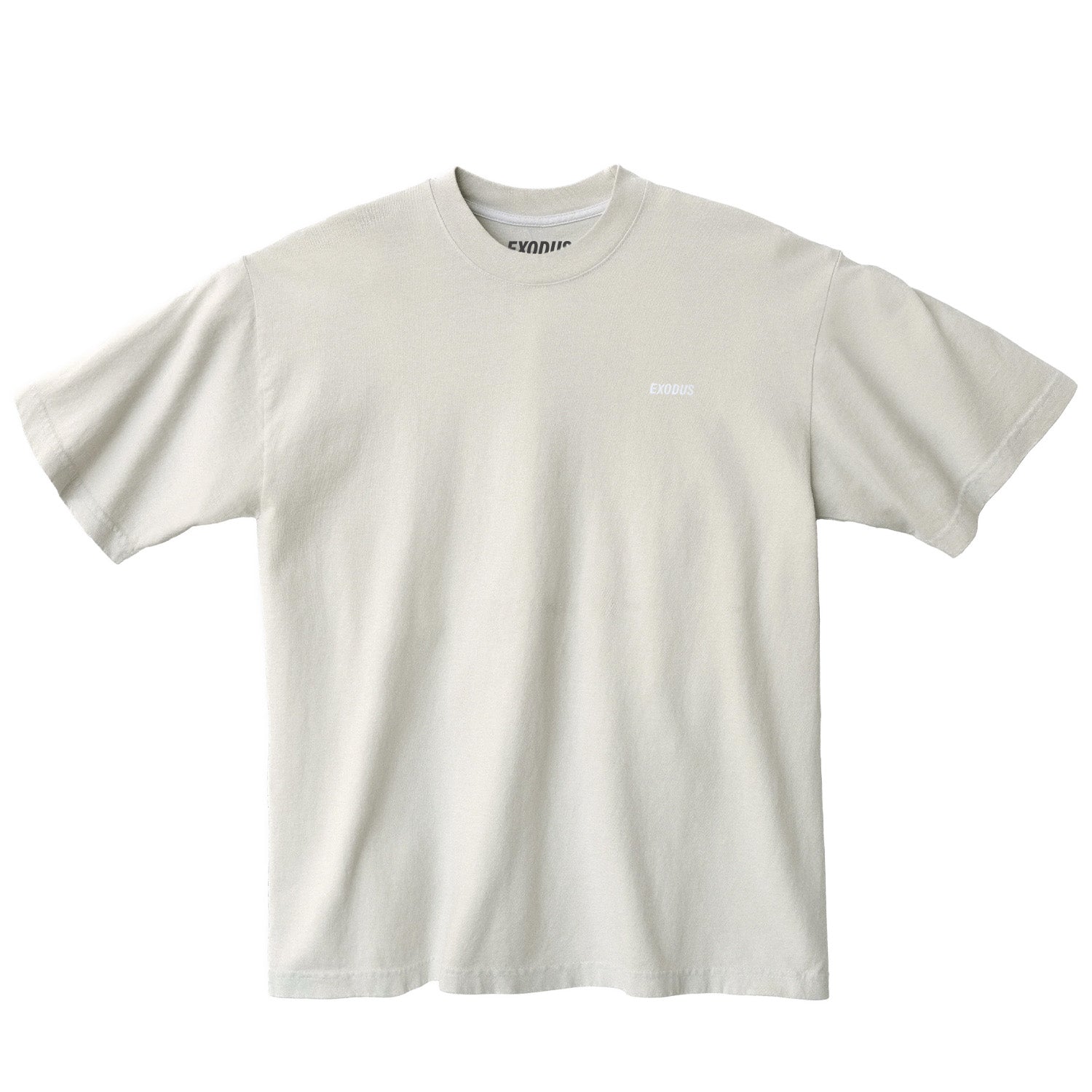 Light Grey Lil Bold Embroidered Exodus T-Shirt