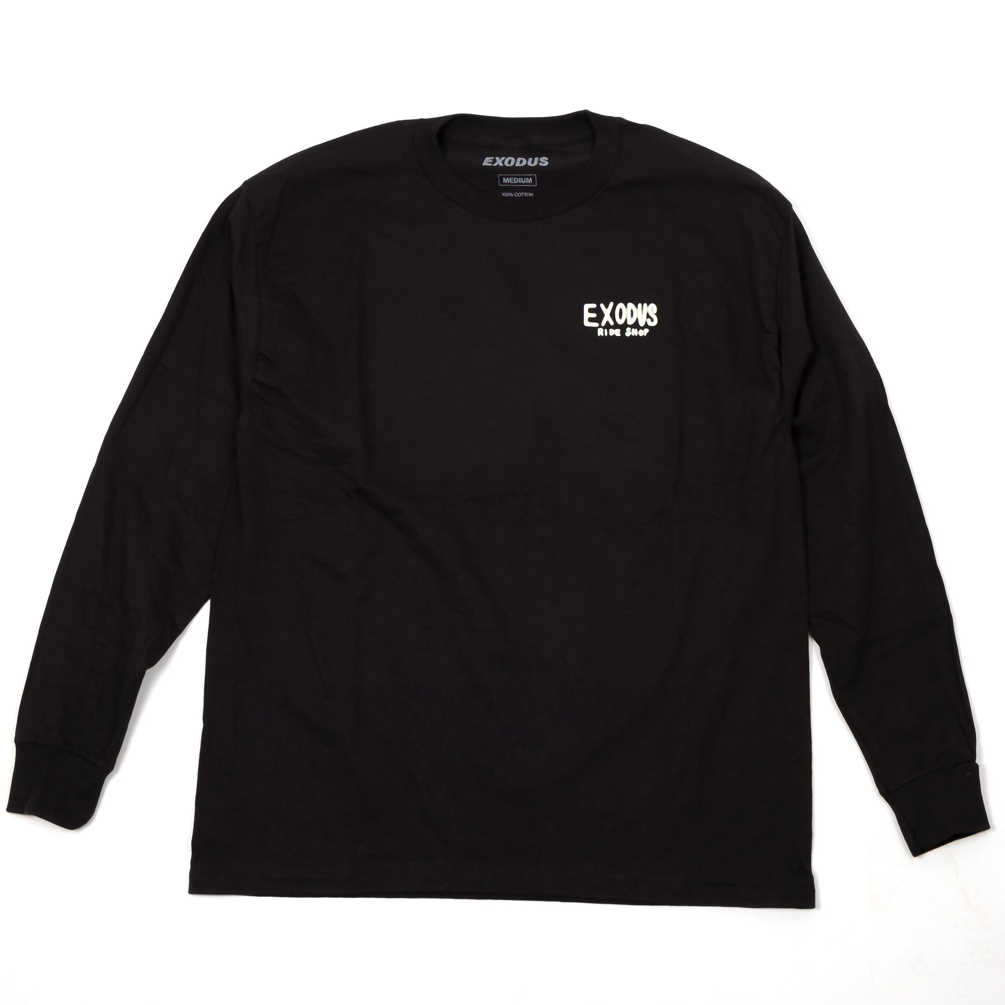 Black  Exodus Your Local Long Sleeve Tee Front