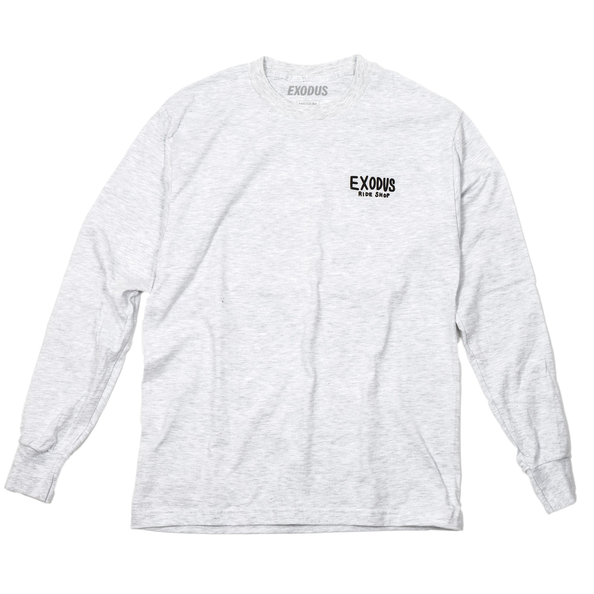 Heather Grey Exodus Your Local Long Sleeve Tee Front