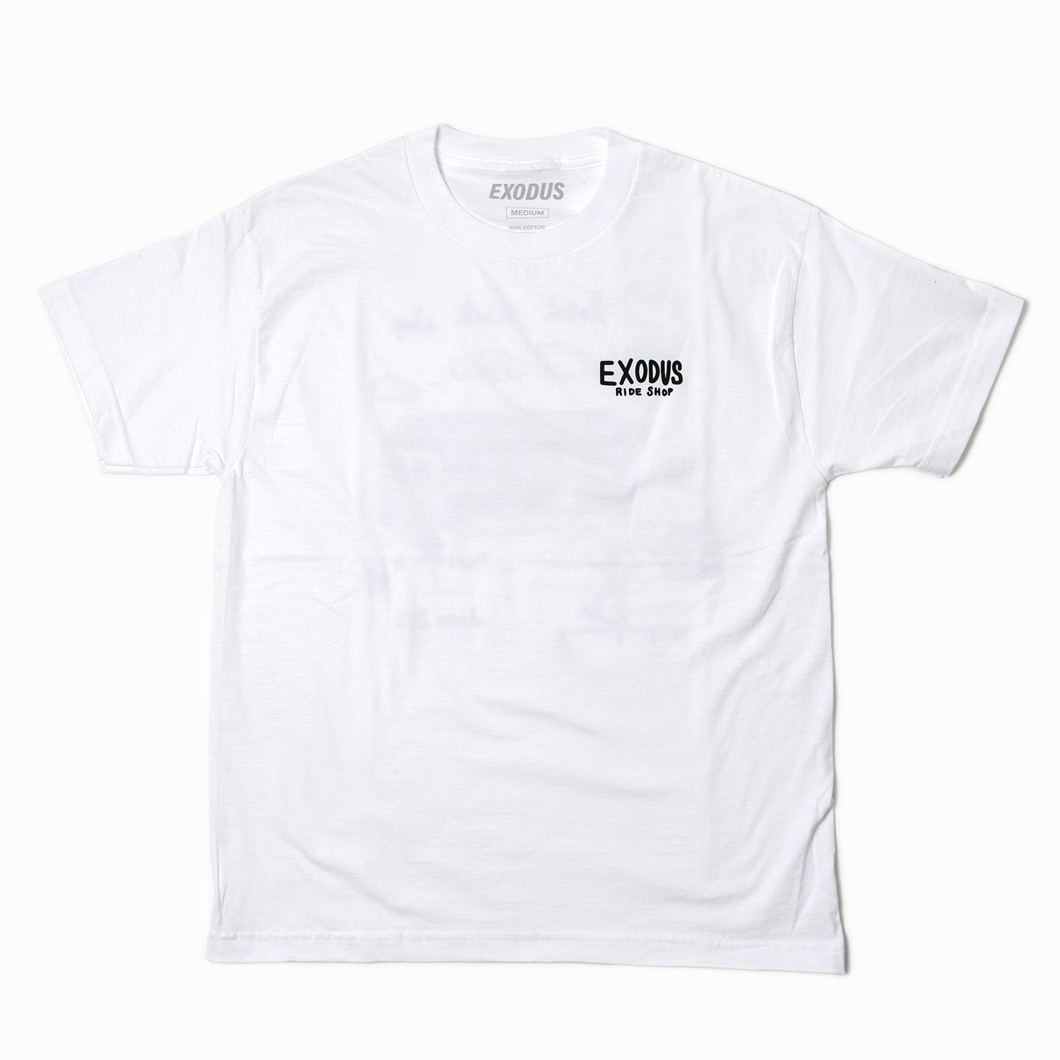 White Exodus "Your Local" Tee Front