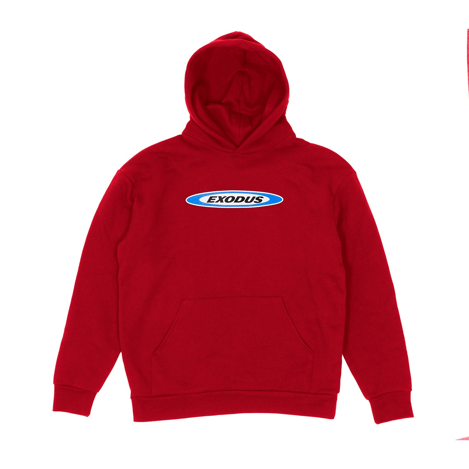 Red Youth Oval Logo Exodus Hoodie