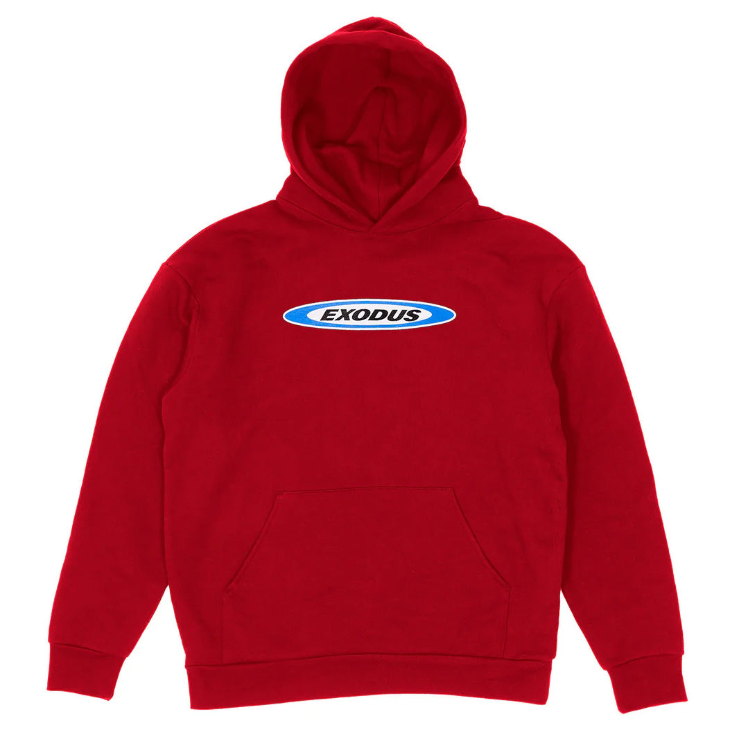Exodus Youth Oval Hoodie - Red