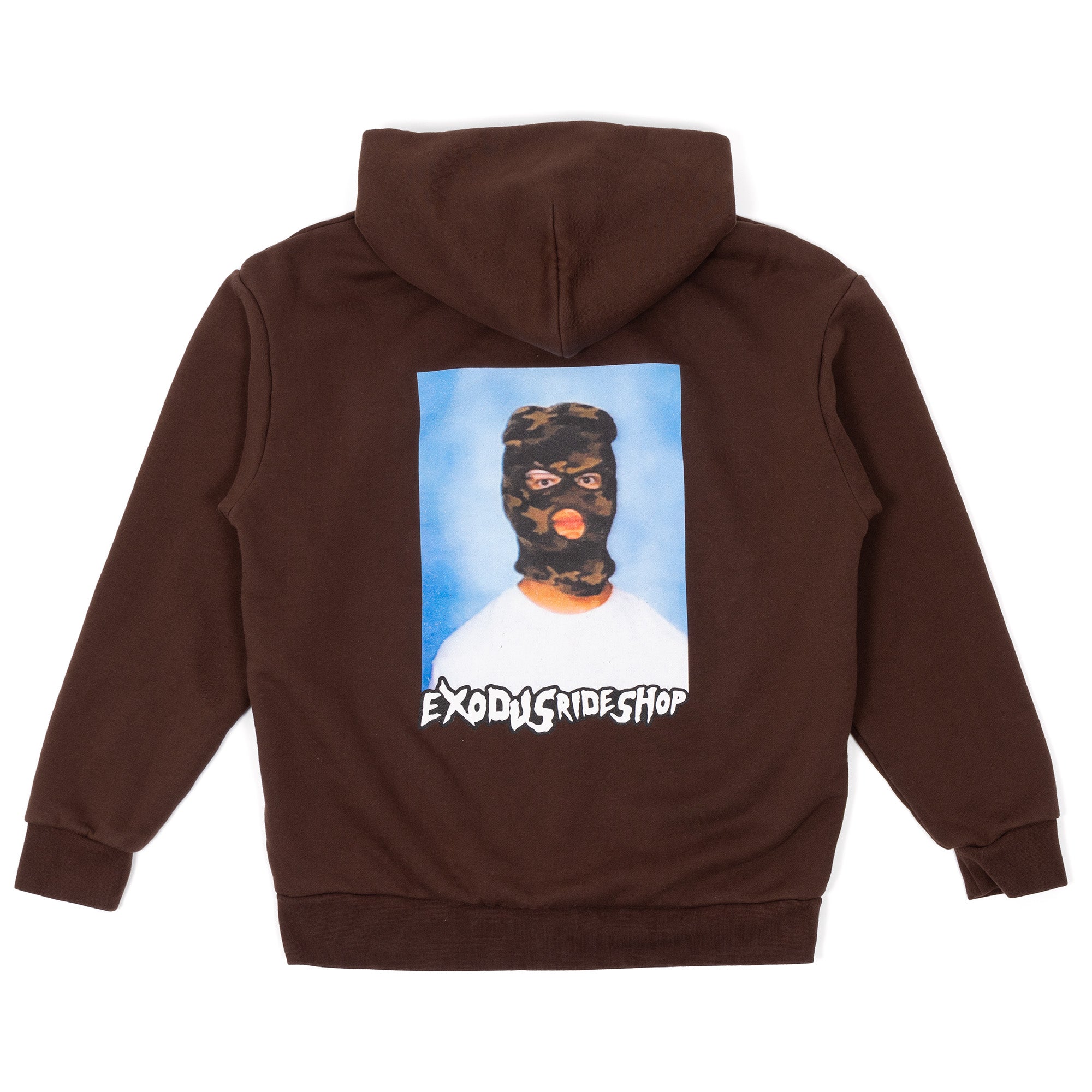 Brown Exodus Skimask Hoodie