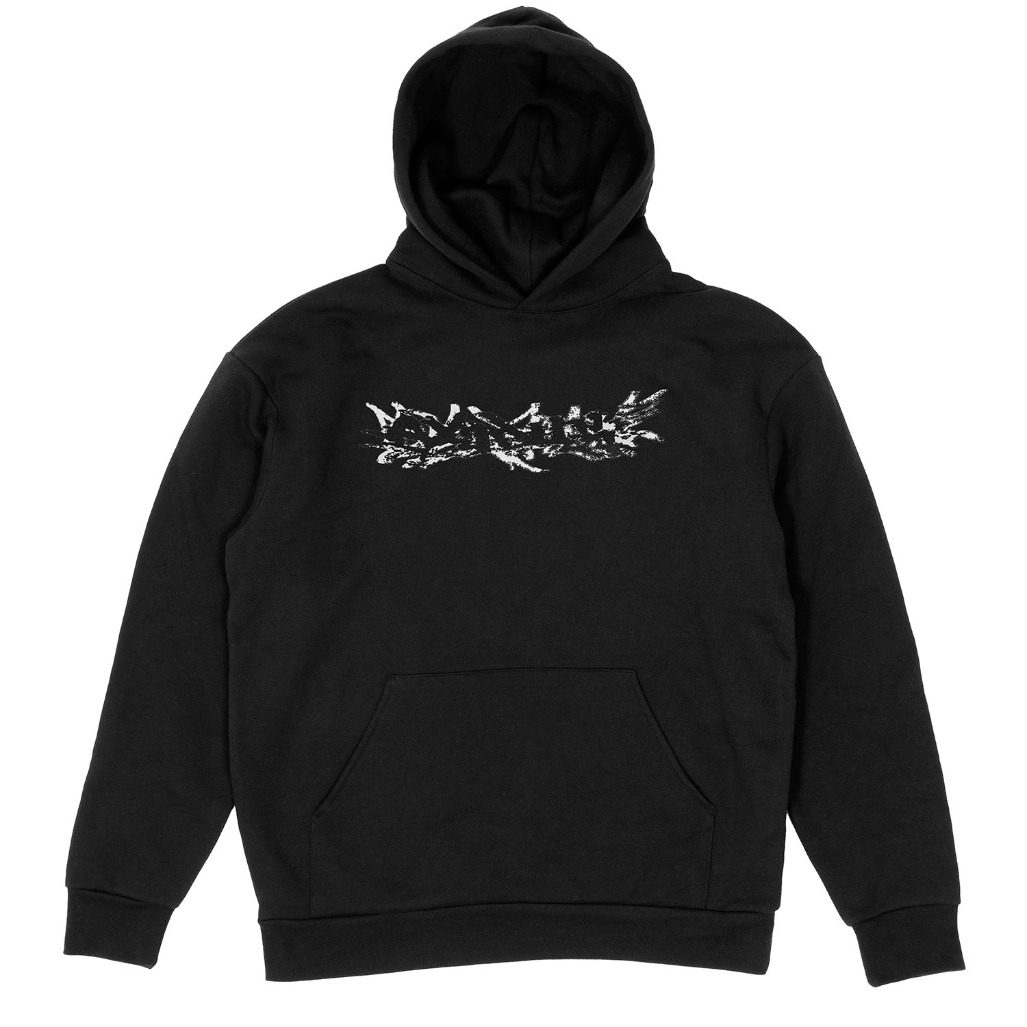 Black Exodus hoodie with graffiti logo