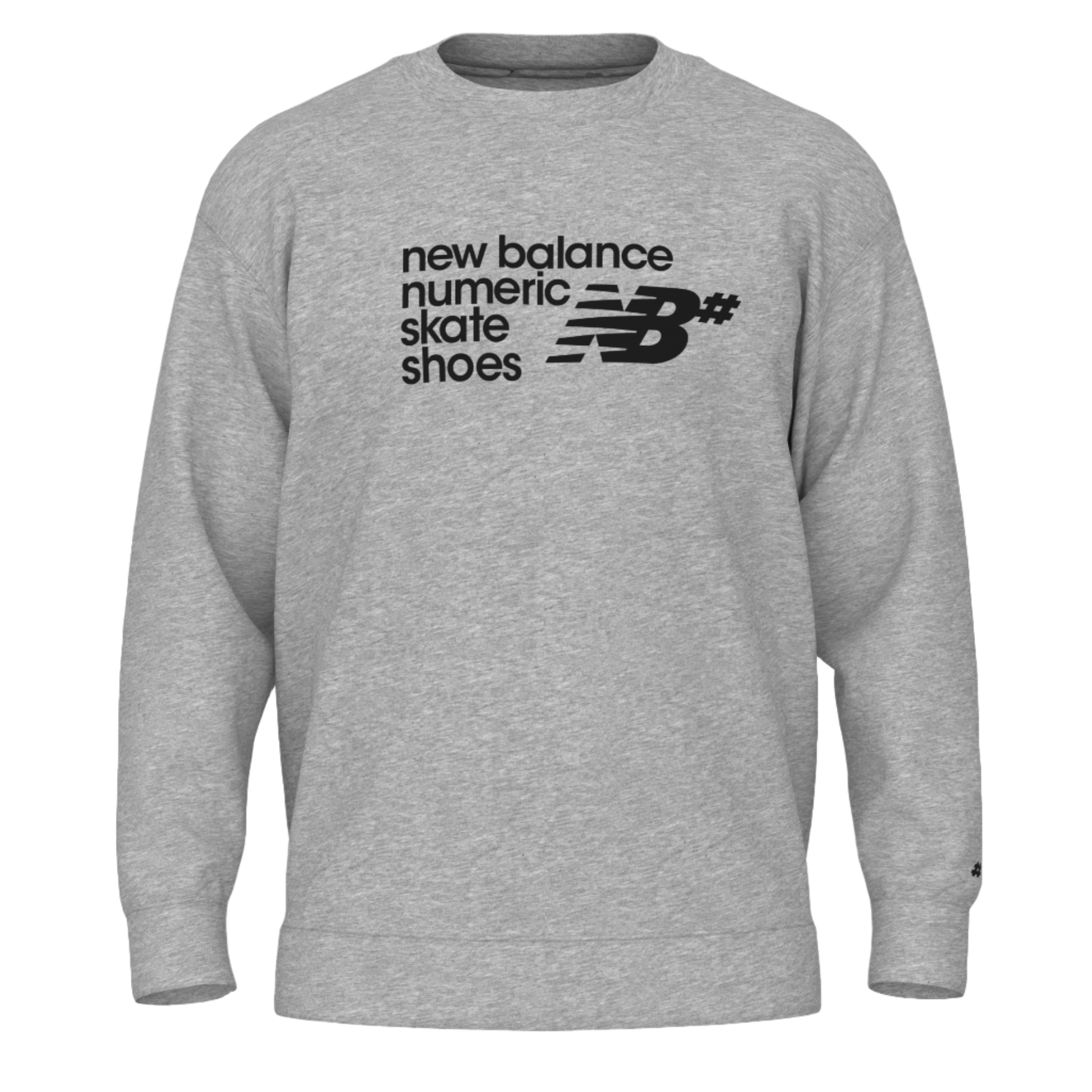 Heather Grey NB Numeric Crewneck