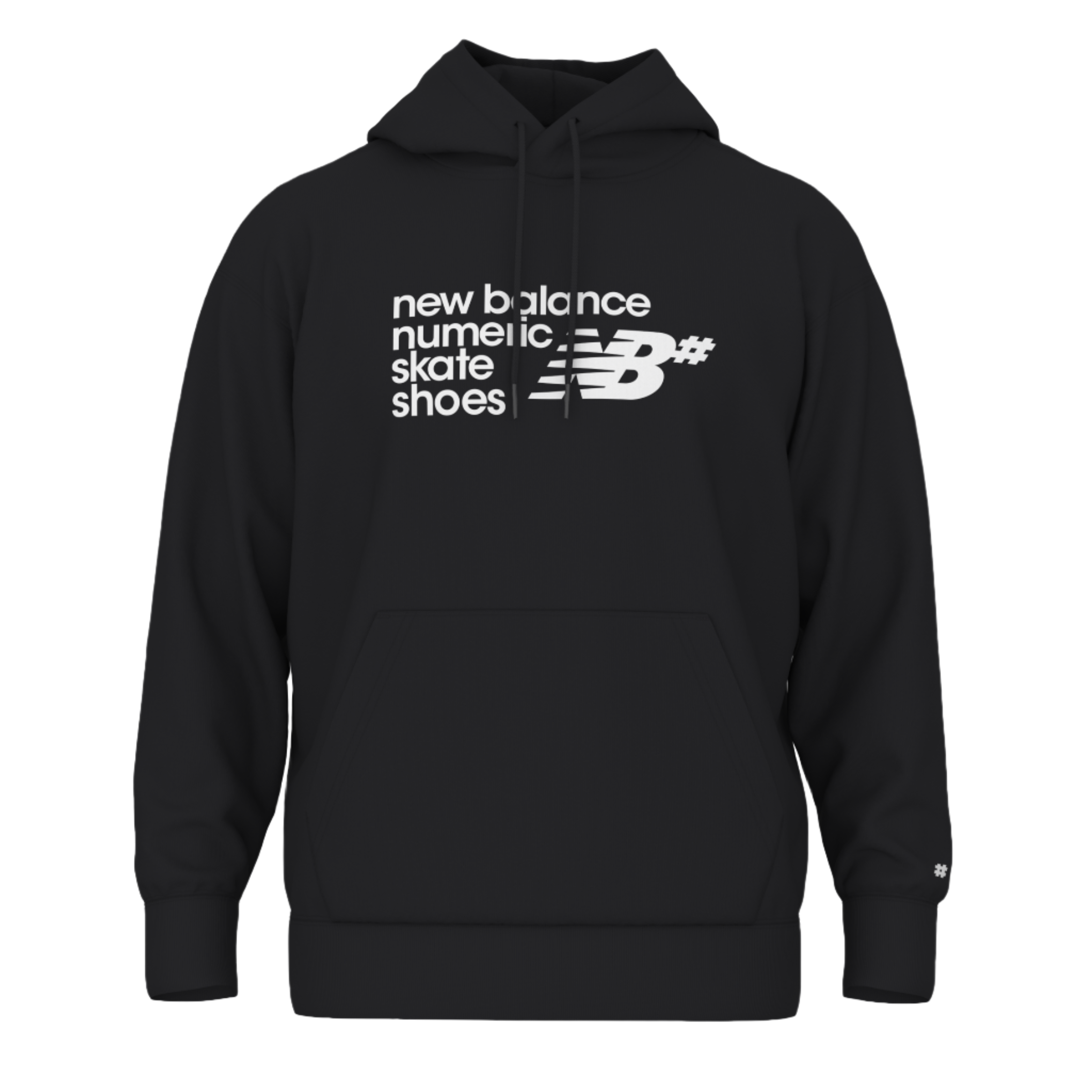 Black French Terry NB Numeric Hoodie