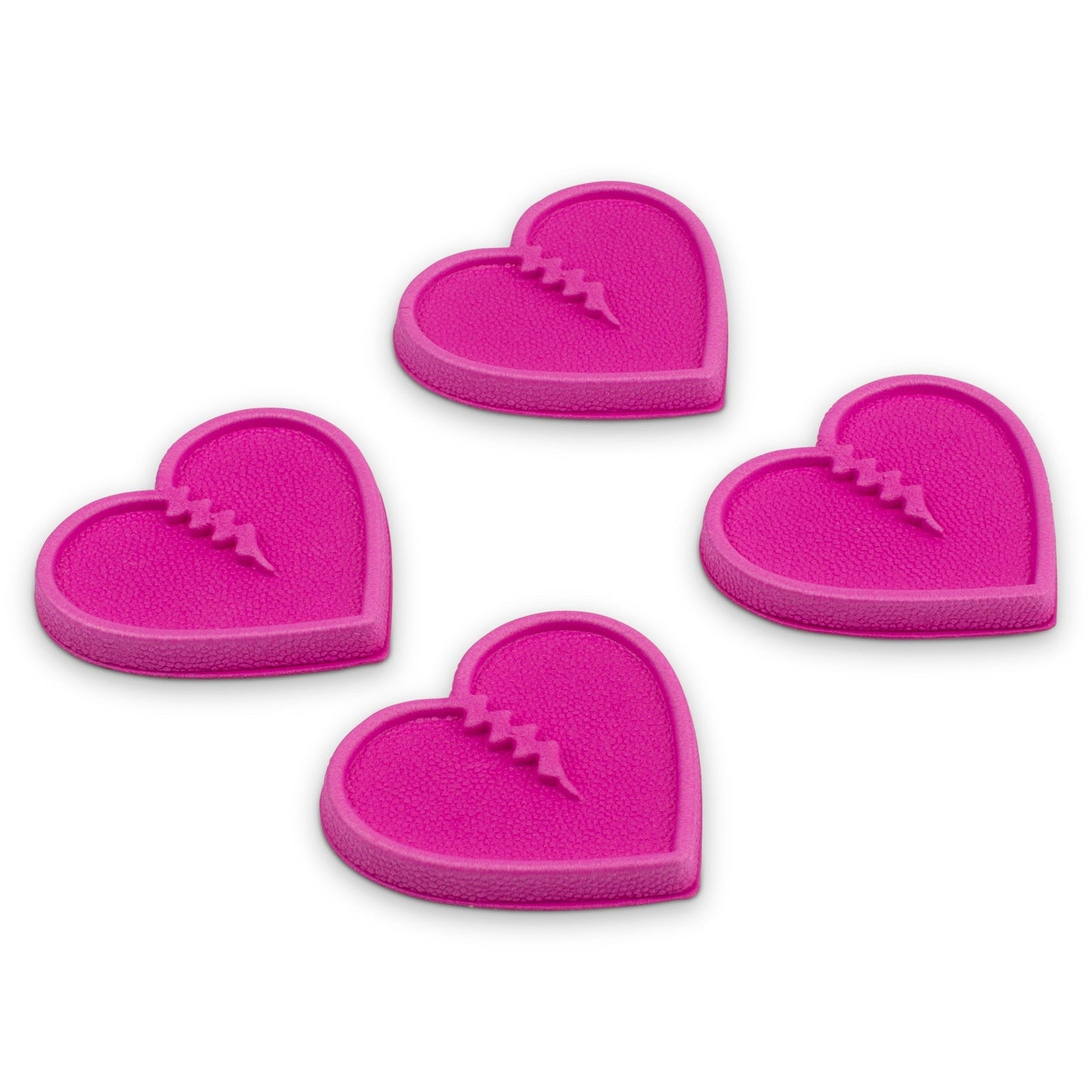 Hot Pink Mini Hearts Crab Grab Stomp Pads
