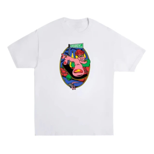 Trix White Corduroy T-Shirt