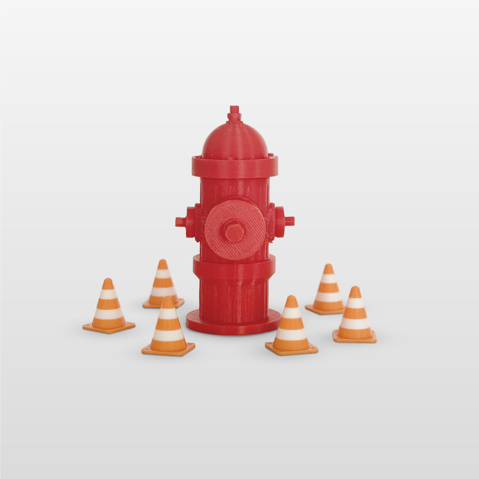 Silent Fire Hydrant +6 Mini Cones