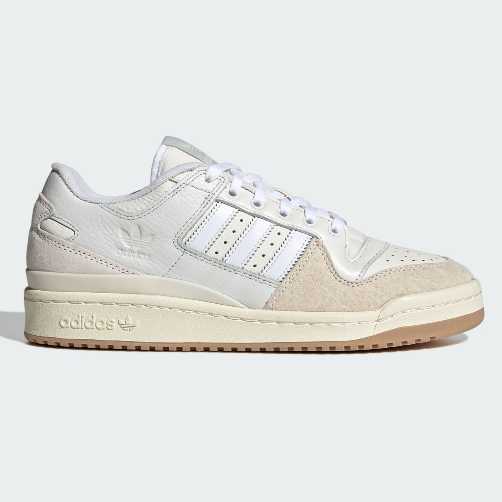 Chalk White Forum 84 ADV Adidas Skate Shoe