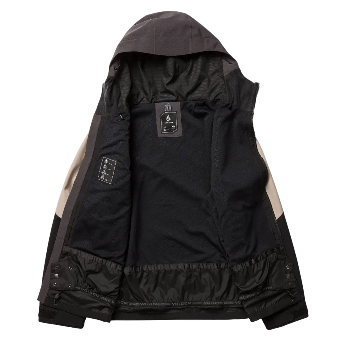 Dark Grey Brighton Full Zip Volcom Jacket