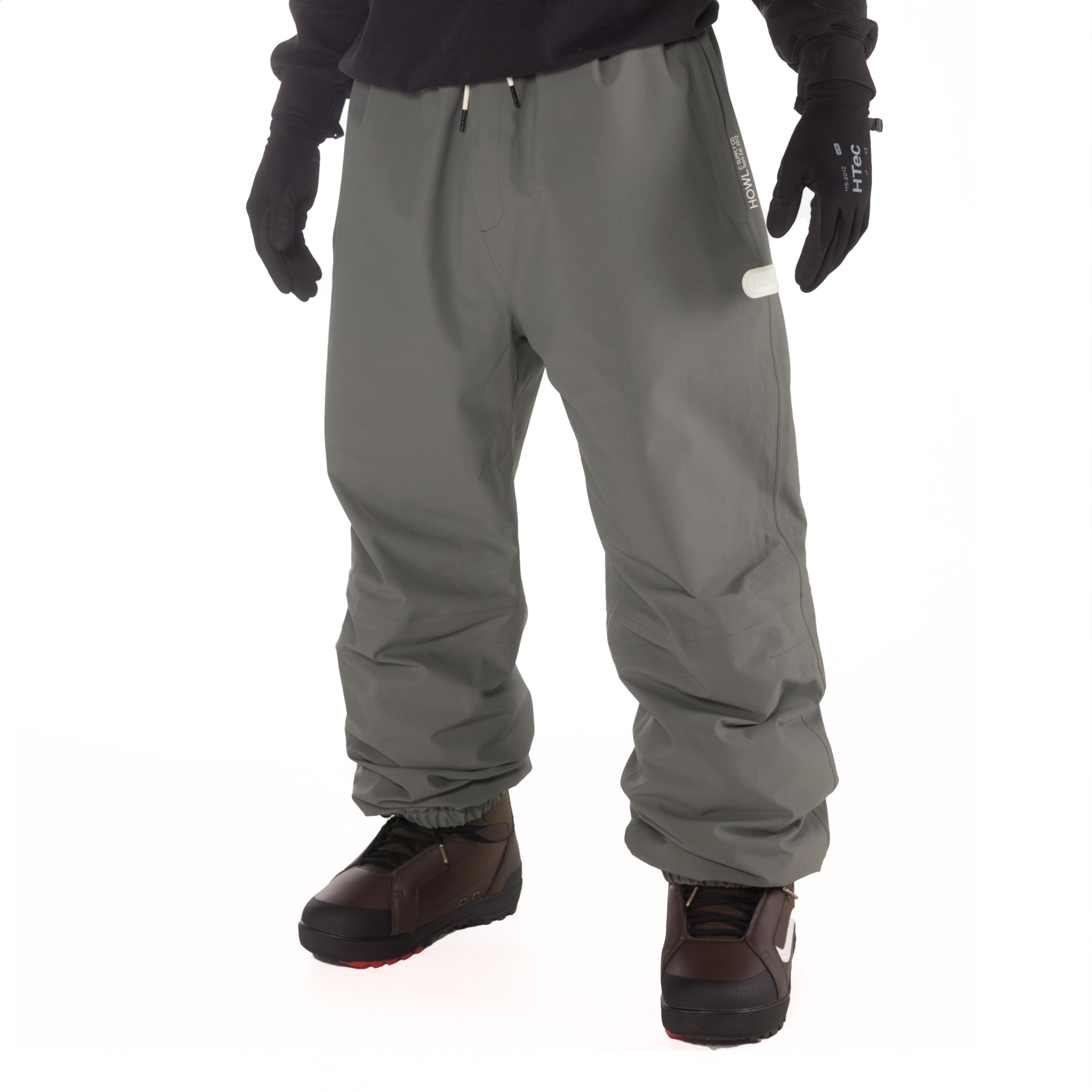 Grey Insulated Nowhere Howl Snow Pants