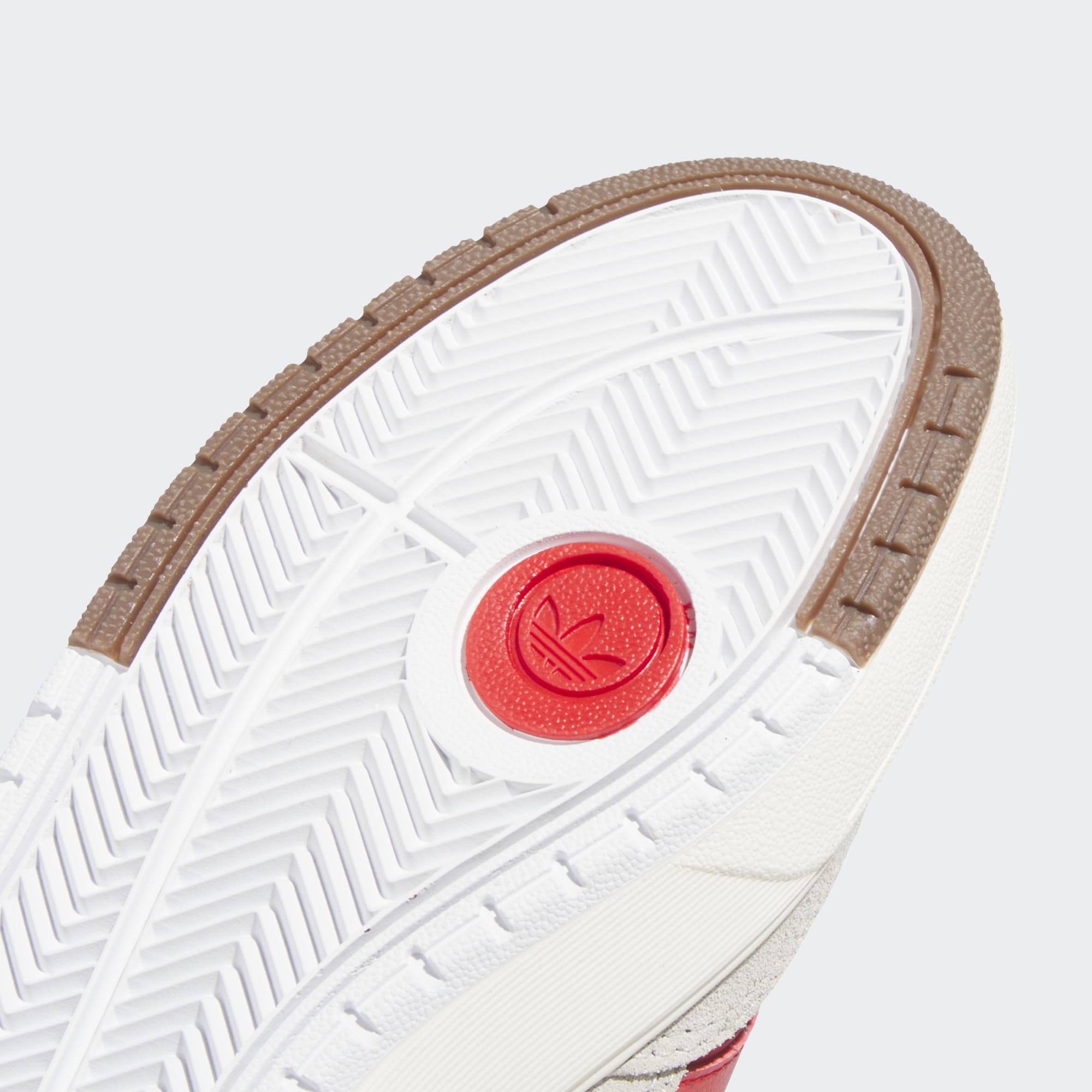 White/Red Tyshawn II Adidas Skate Shoe Detail