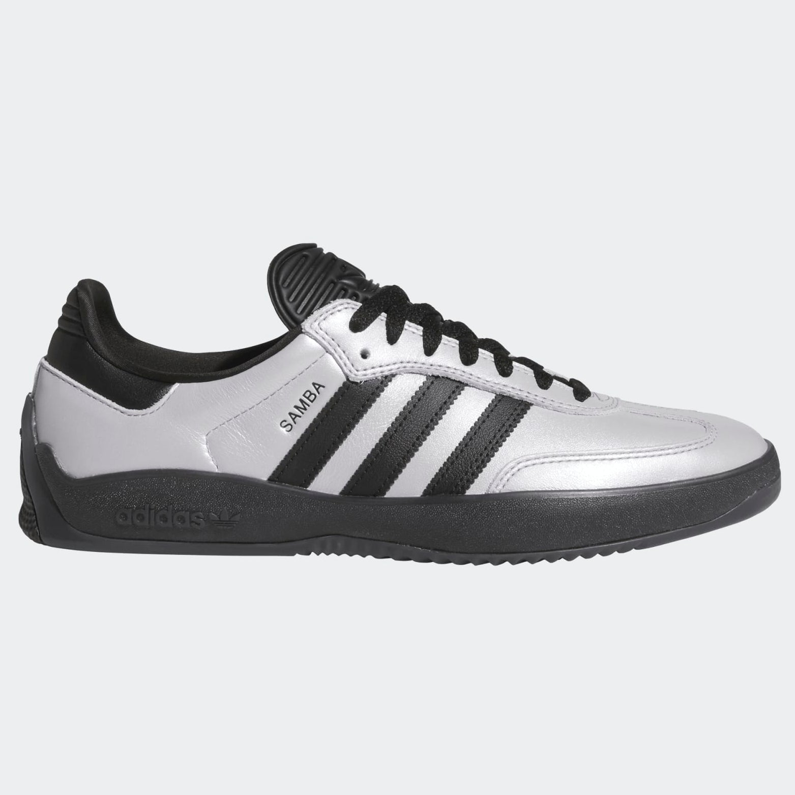 Silver Puig Samba Adidas Skate Shoe