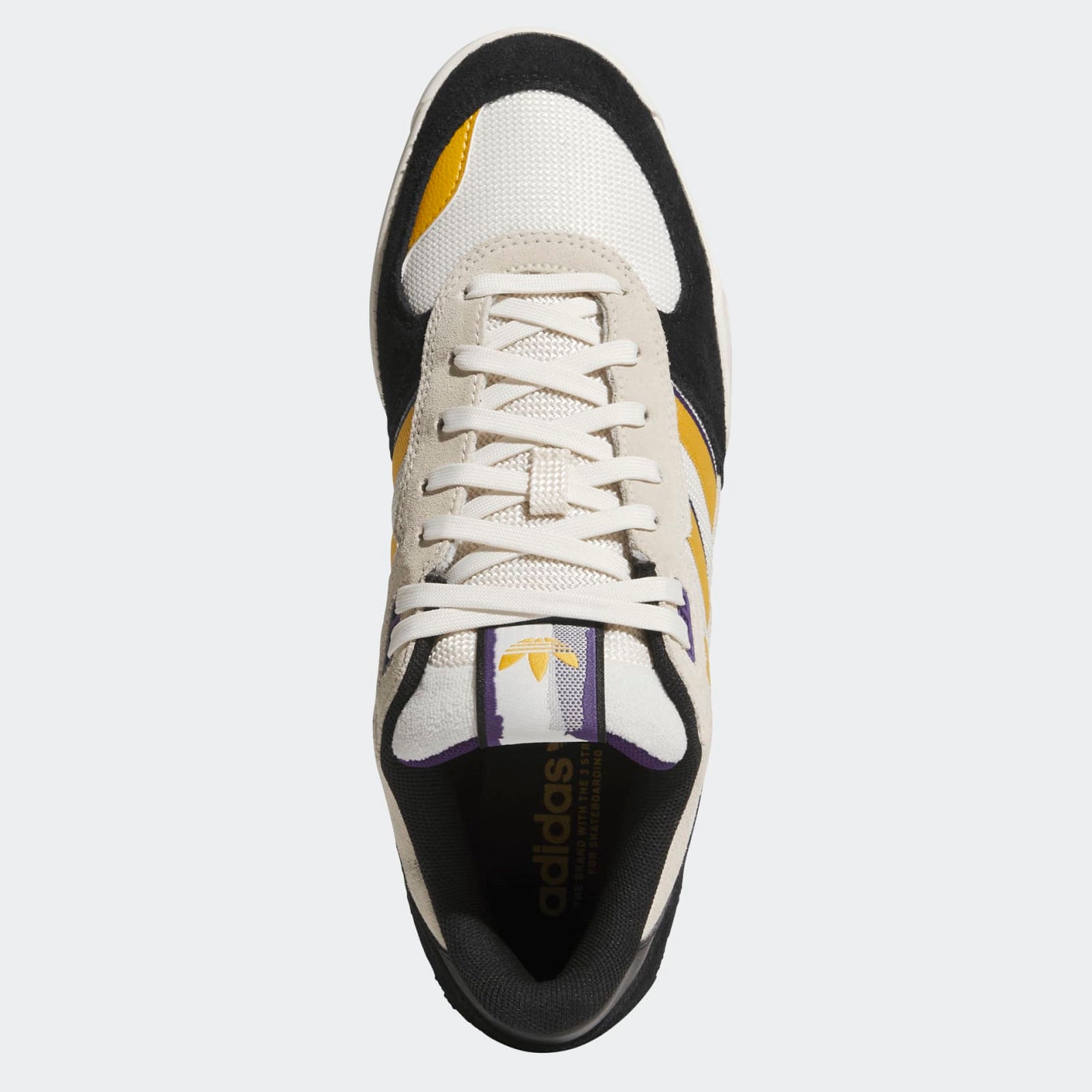 Cream White Tekkira Cup Adidas Skate Shoe Top