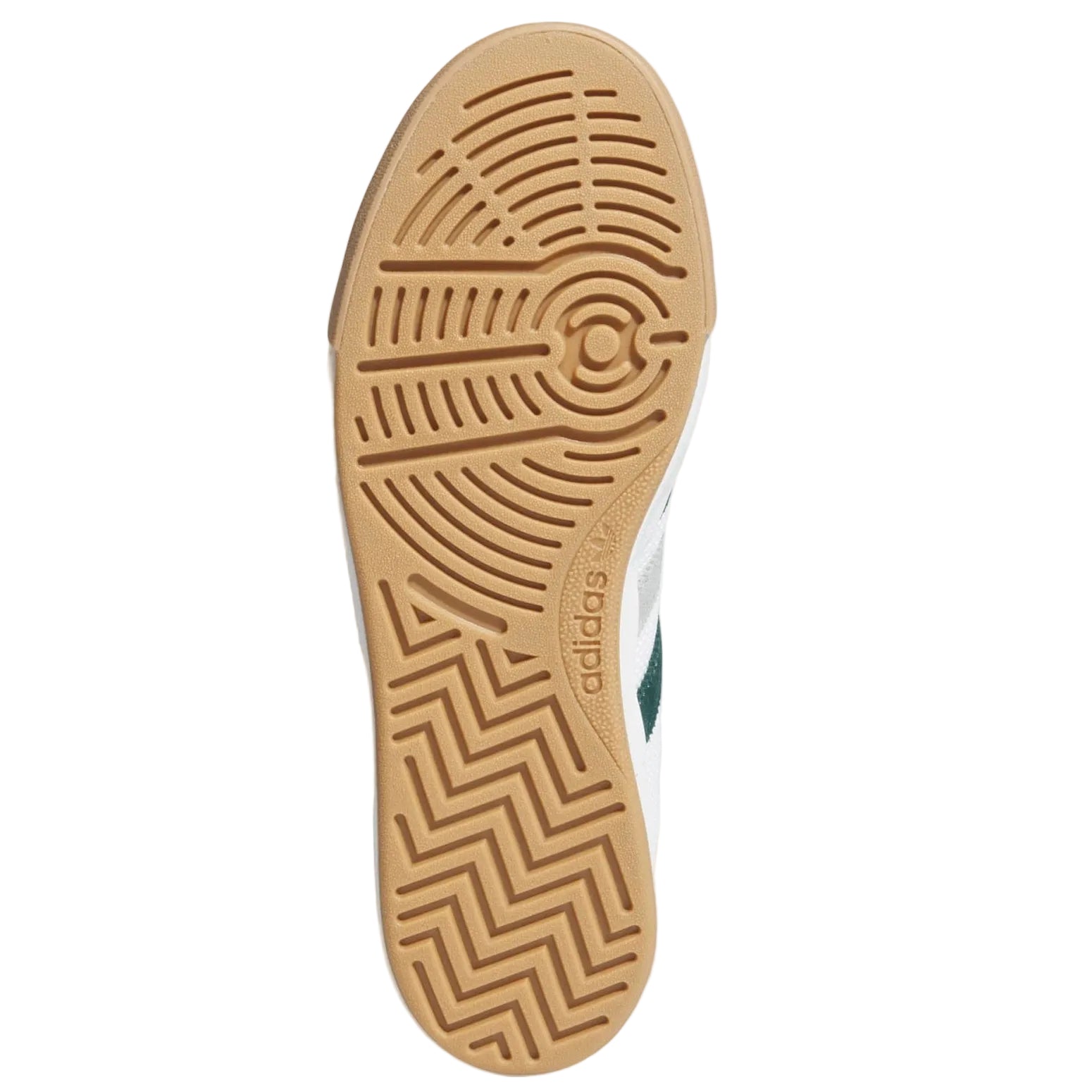 White/Green Nora Adidas Skate Shoe Bottom