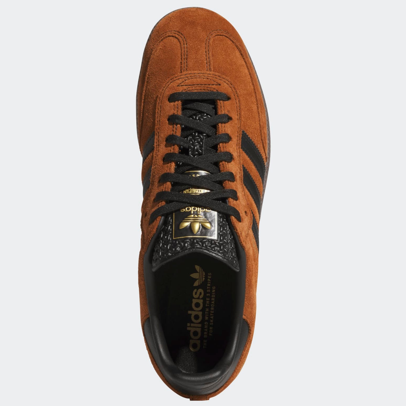 Dusky Bronze Samba ADV Adidas Skate Shoe Top