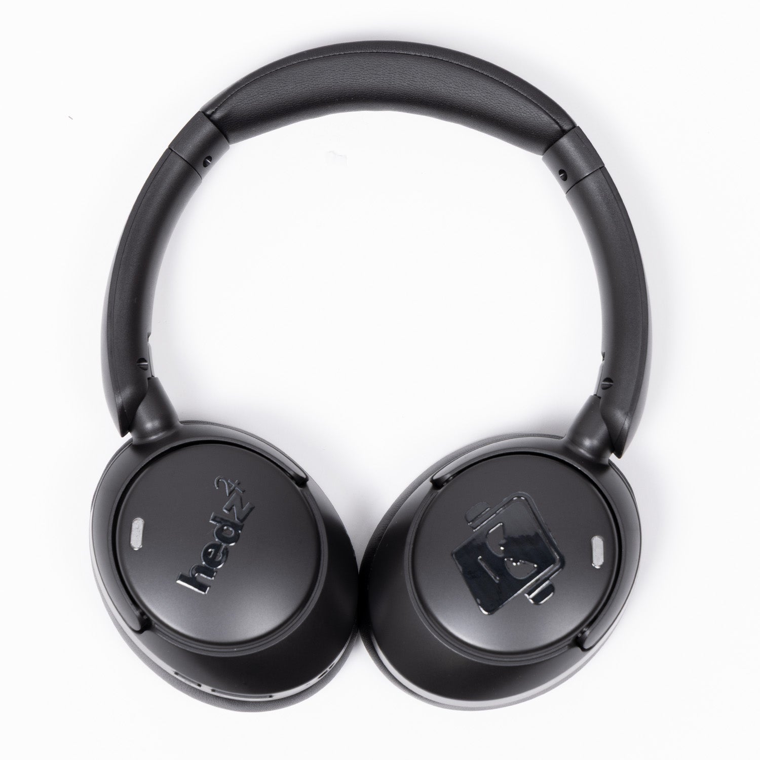 Black Hedz 24 Snowboard brand headphones with square head logo