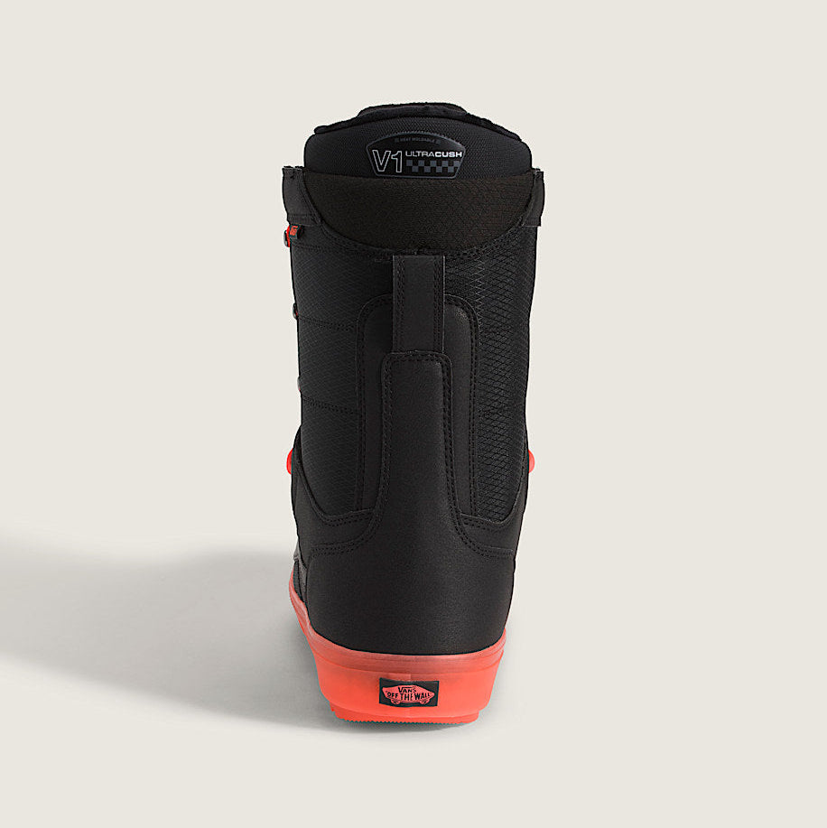 Black/Orange Hi-Standard OG Vans Snowboard Boots Back