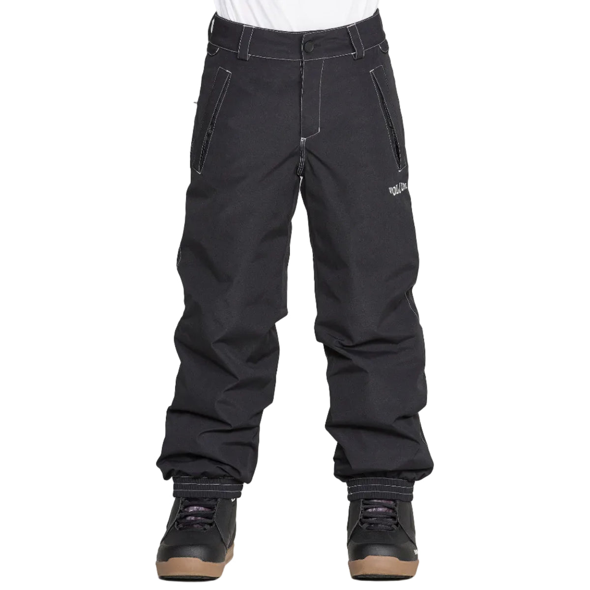 Black Chaos Insulated Kids Volcom Snow Pants