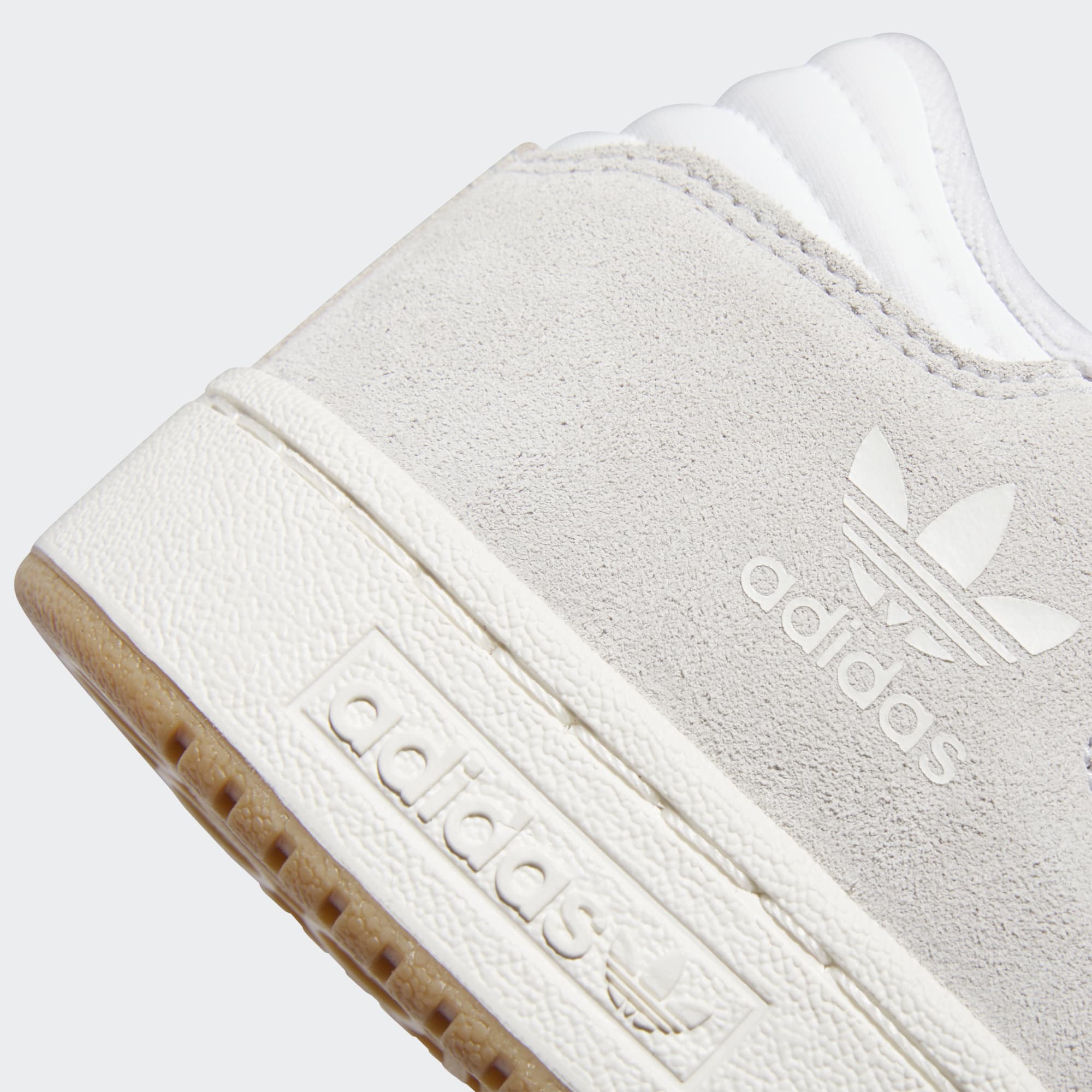 White/Silver Centennial 85 Low ADV Adidas Skate Shoe Detail