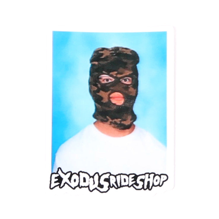 Exodus Ski Mask Sticker