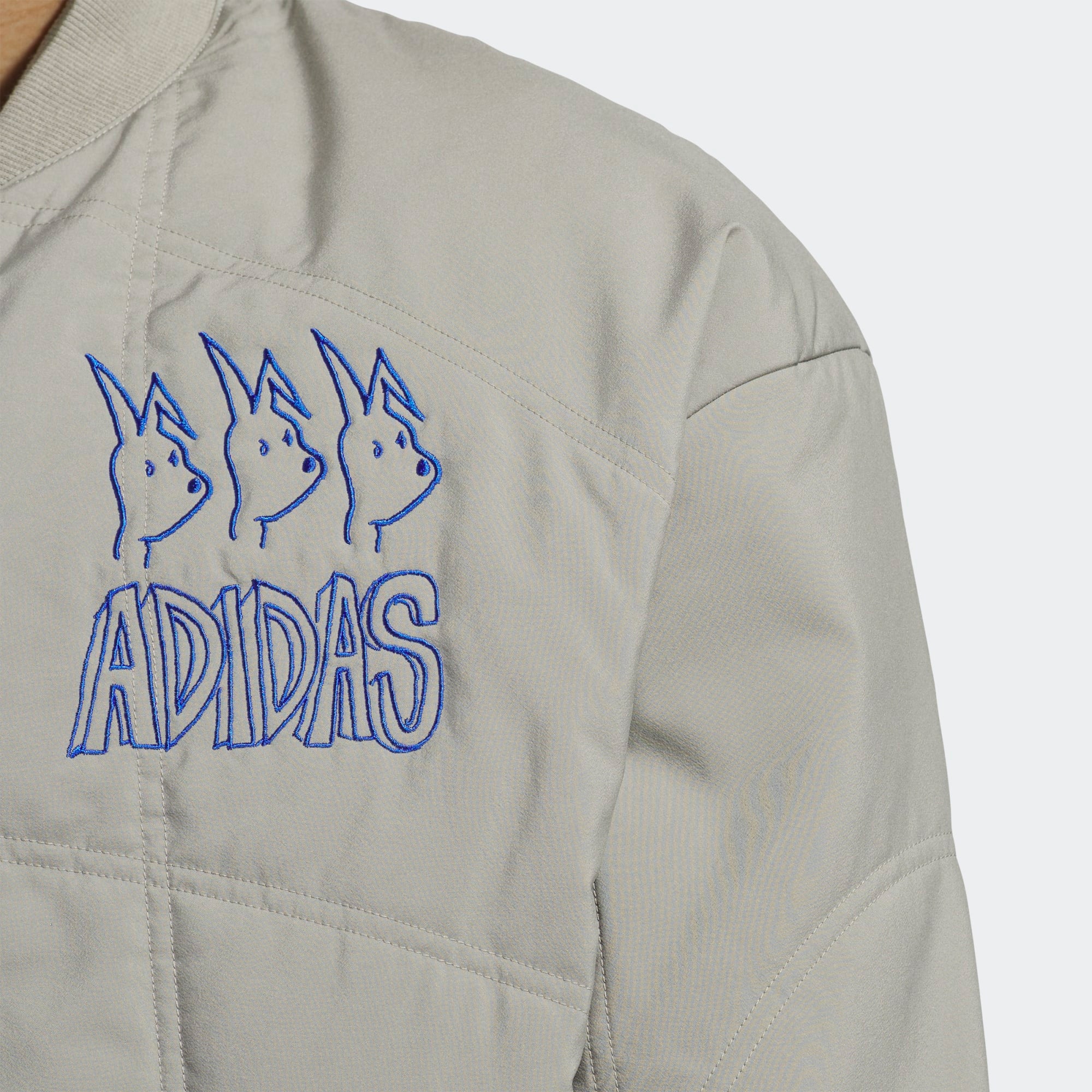 Dill Copa Quilted Adidas Jacket Detail