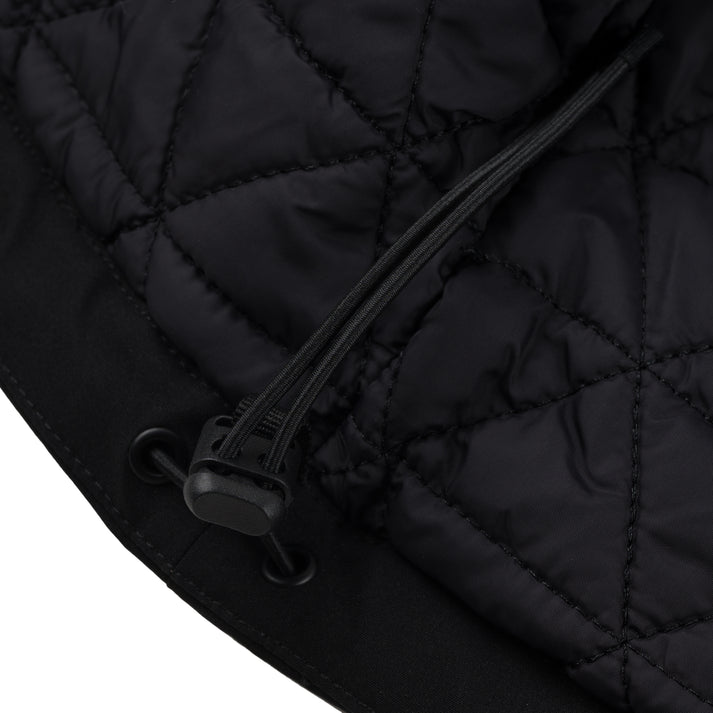 Black Insulated Souvenir Sports Jacket Detail