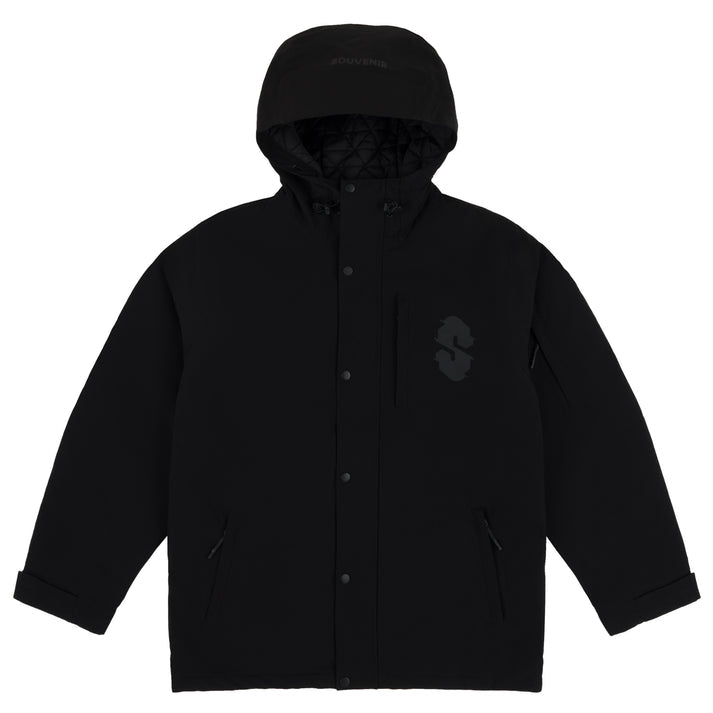Black Insulated Souvenir Sports Jacket