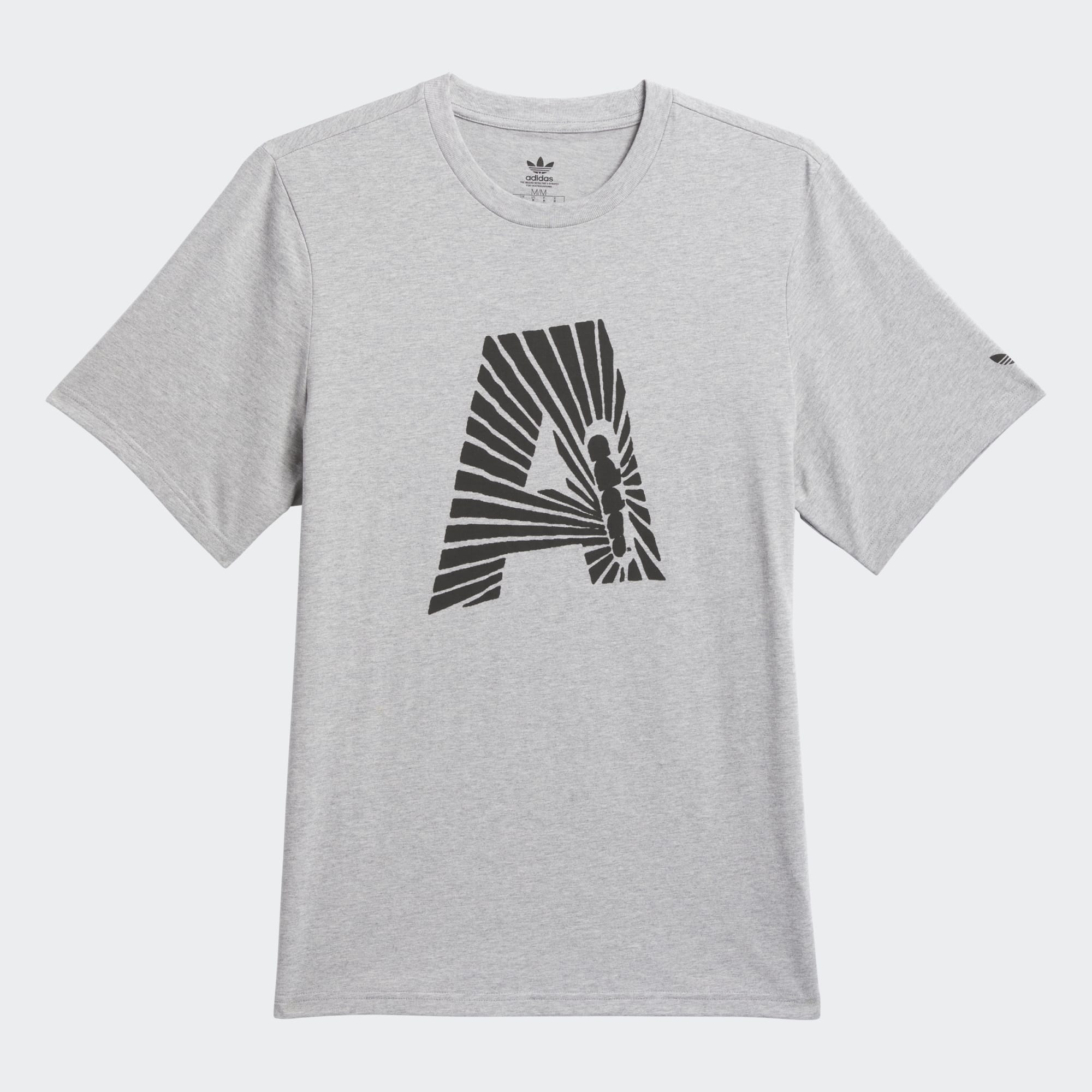 Adidas A Skate Tee - Grey Heather/Black