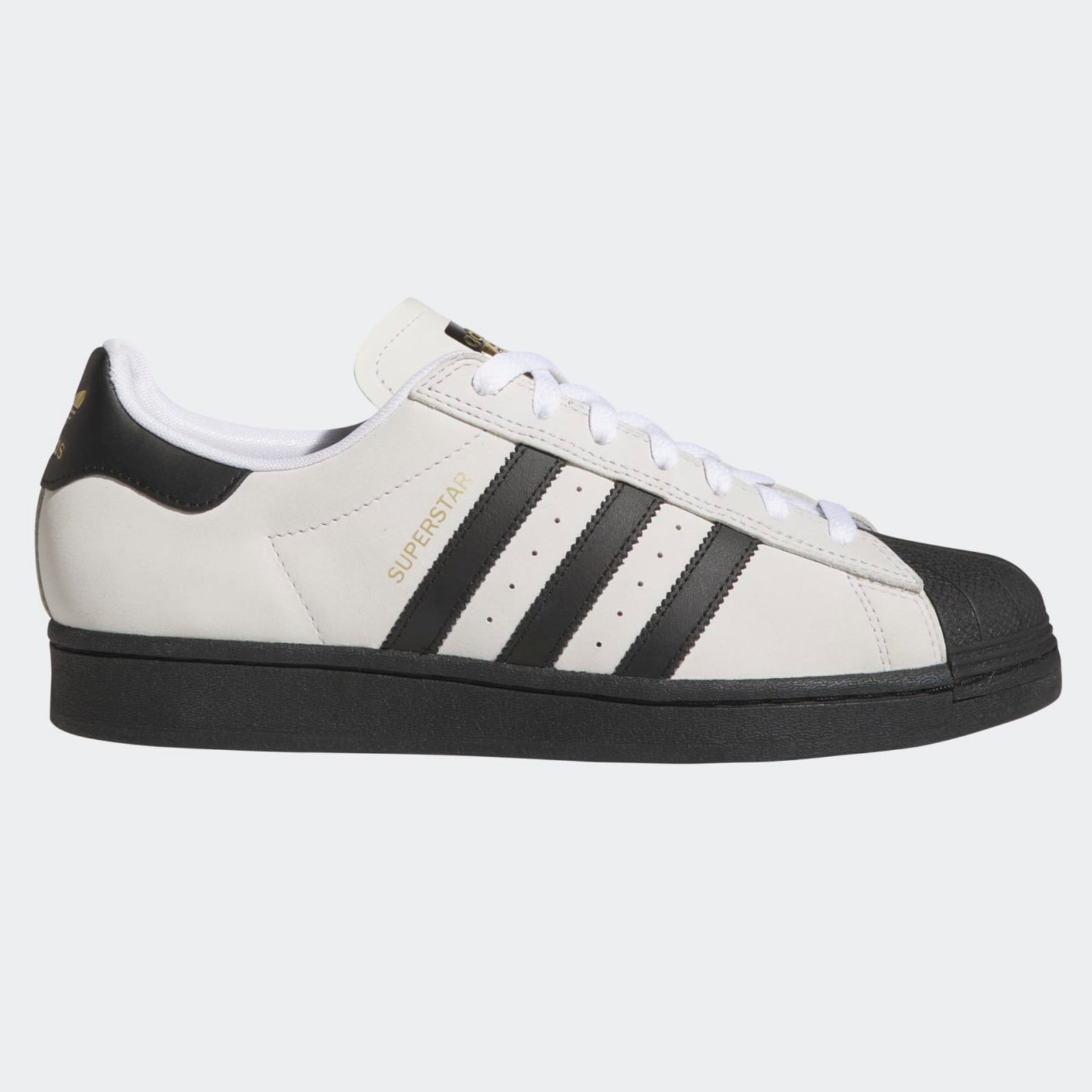 White/Black Superstar ADV Adidas Skate Shoe