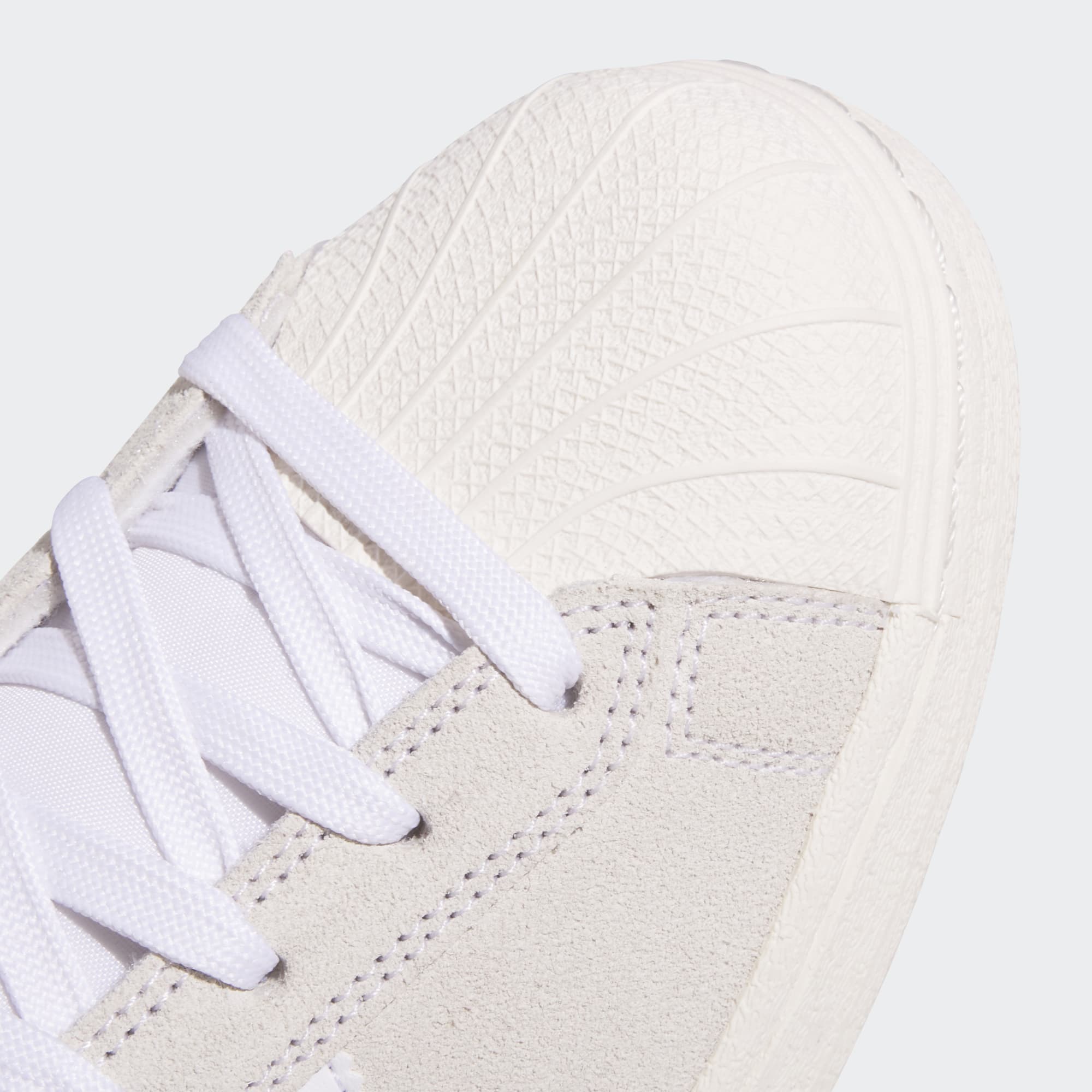 White Pro Shell ADV Adidas Skate Shoe Detail