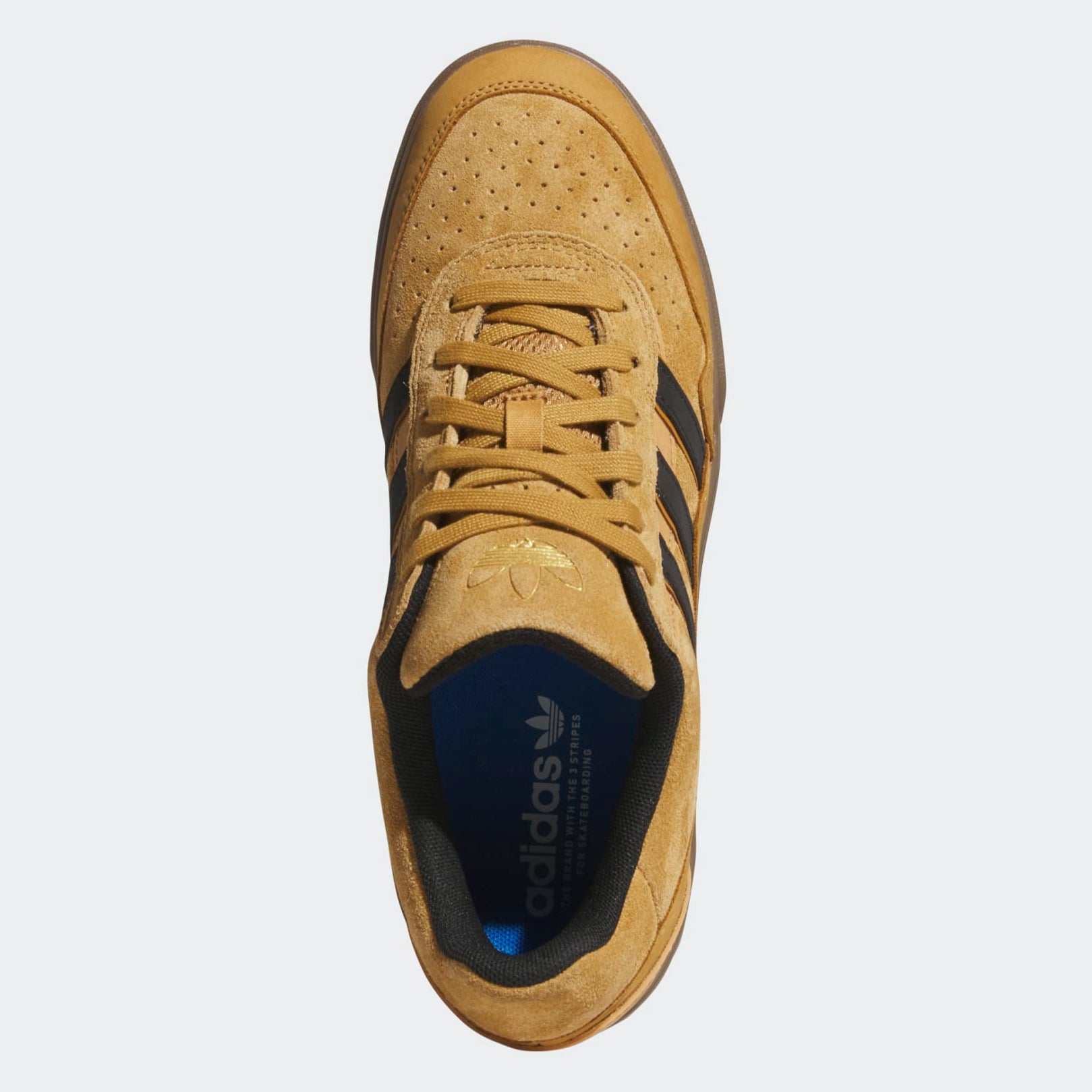 Brown/Gum Tyshawn II Adidas Skate Shoe Top