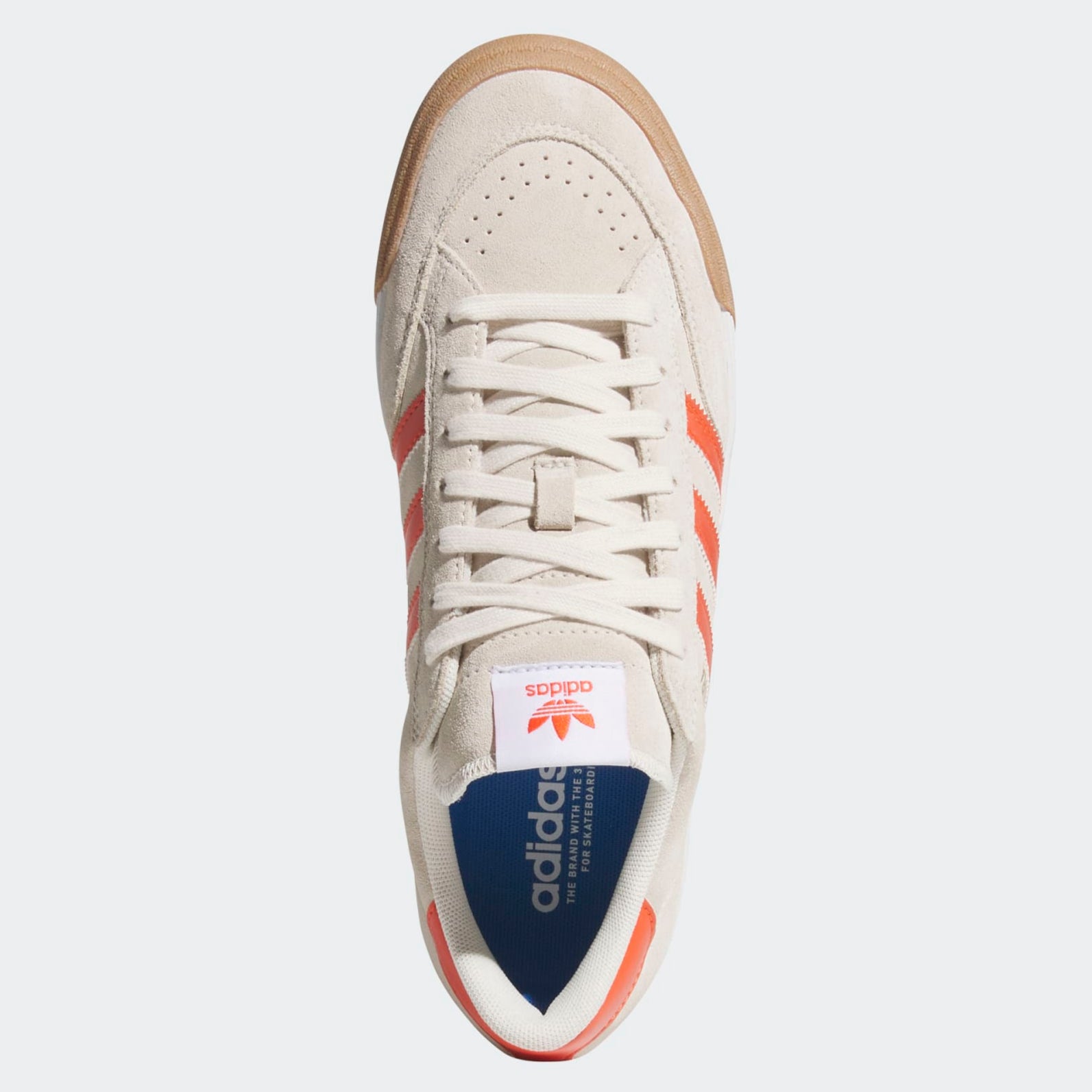 Wonder White Nora Adidas Skate Shoe Top