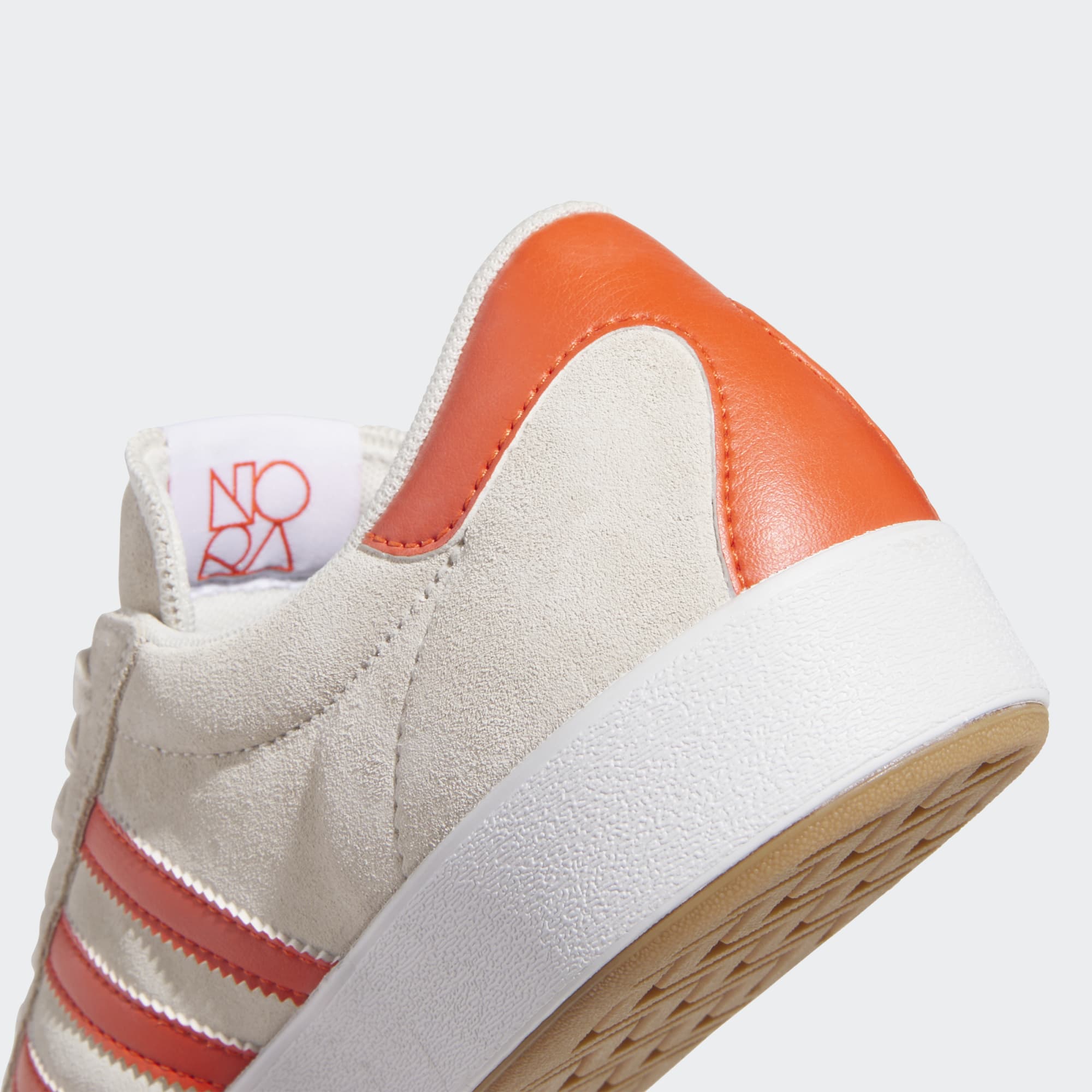 Wonder White Nora Adidas Skate Shoe Detail