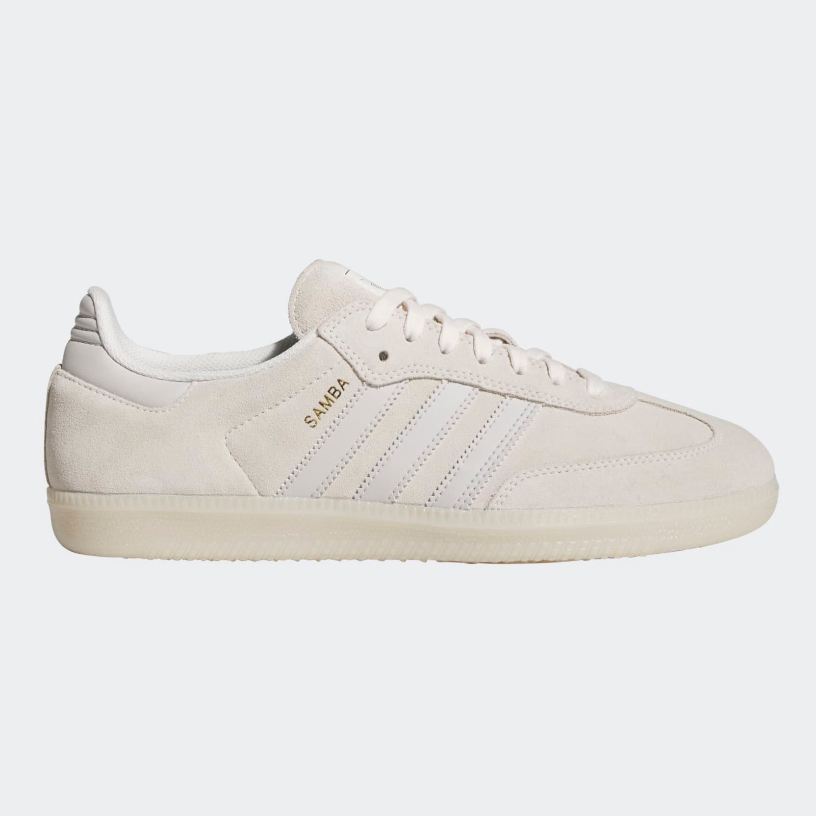 Chalk White Samba ADV Adidas Skate Shoe