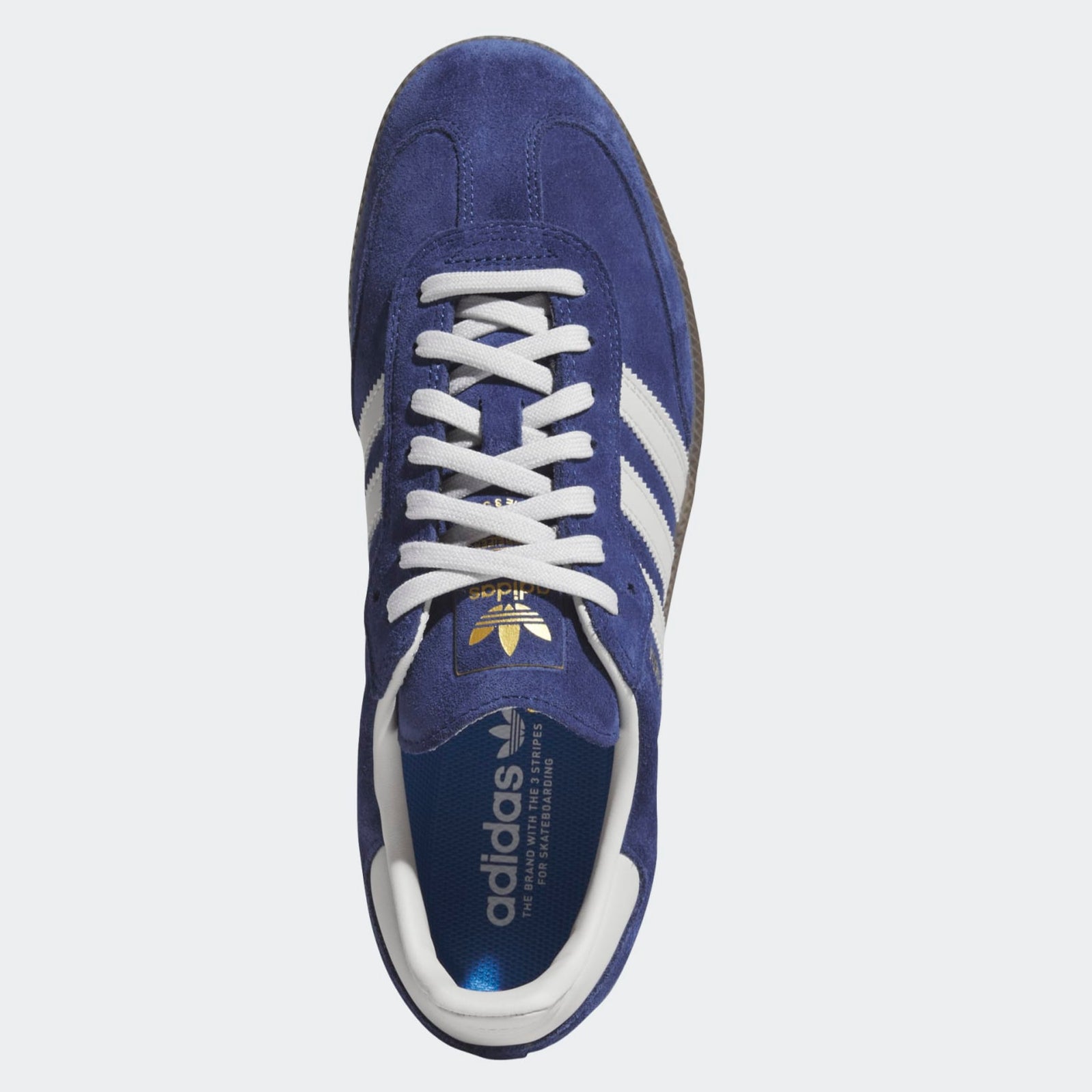 Dark Blue Samba ADV Adidas Skate Shoe Top