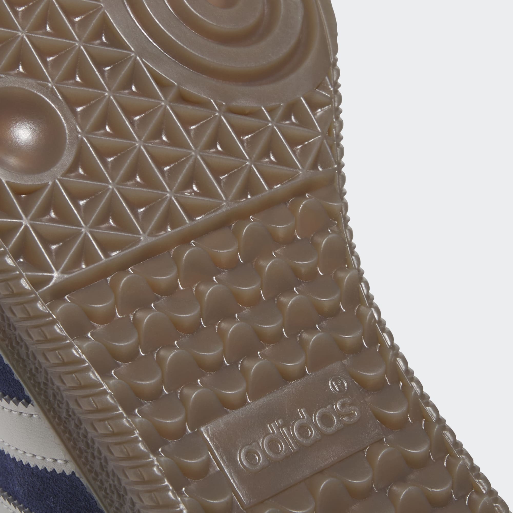Dark Blue Samba ADV Adidas Skate Shoe Detail