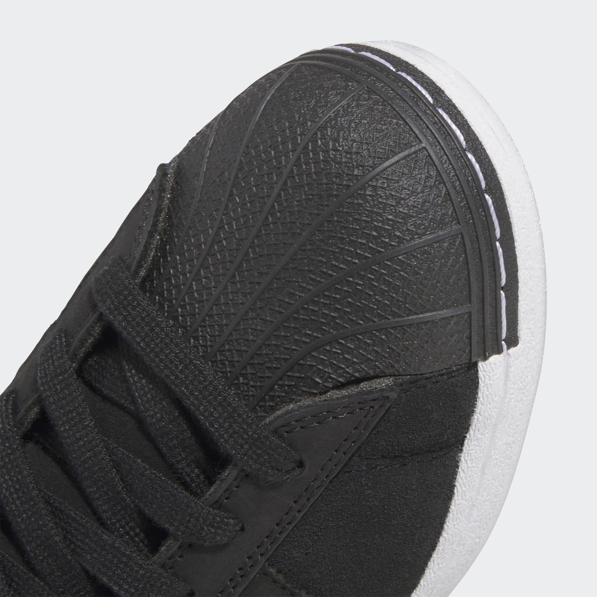 Core Black Superstar ADV Adidas Skate Shoe Detail